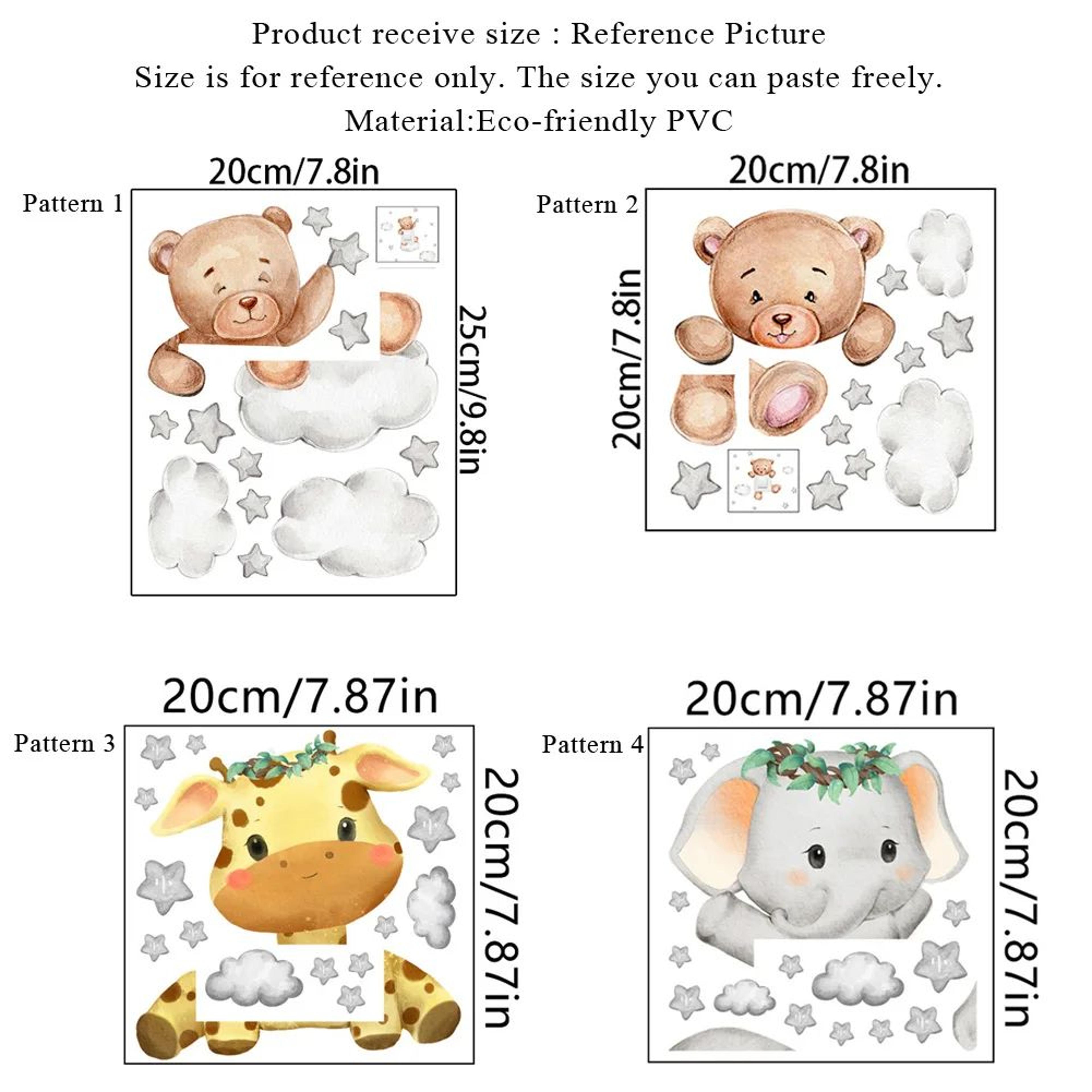 Little Safari Animal Switch Wall Stickers 1