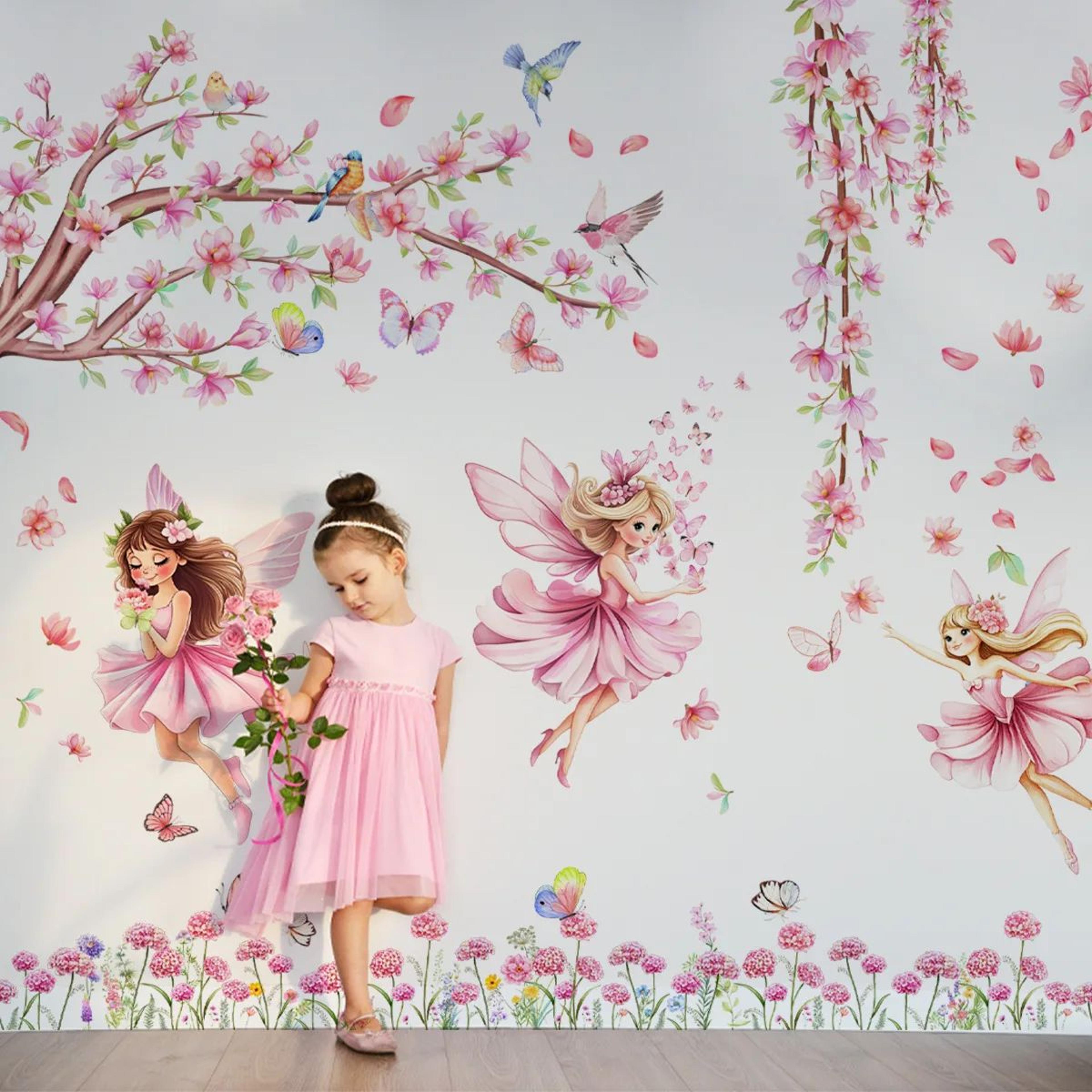 FairyBloom Pink Tree Wall Decals 2