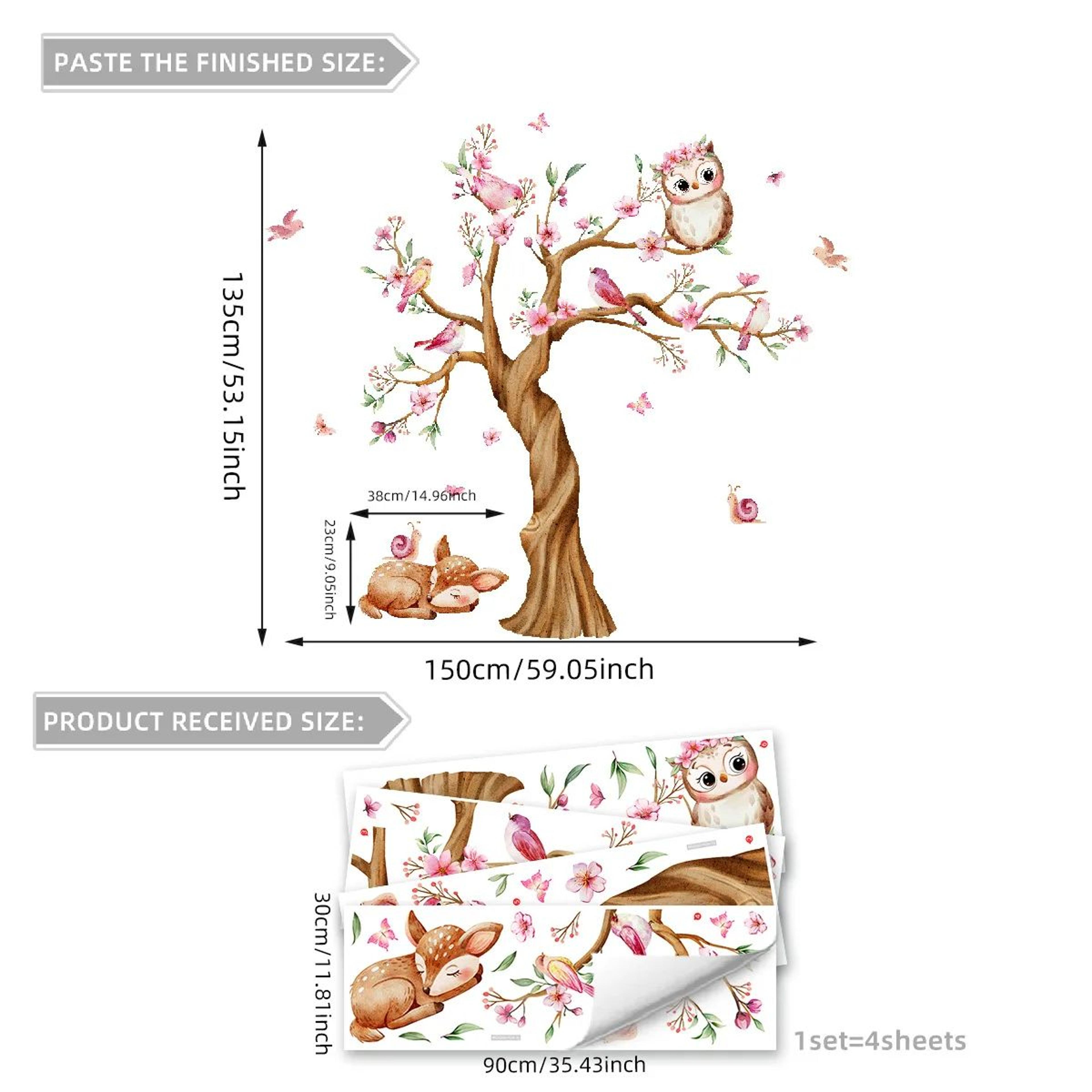 FairyBloom Pink Tree Wall Decals 5