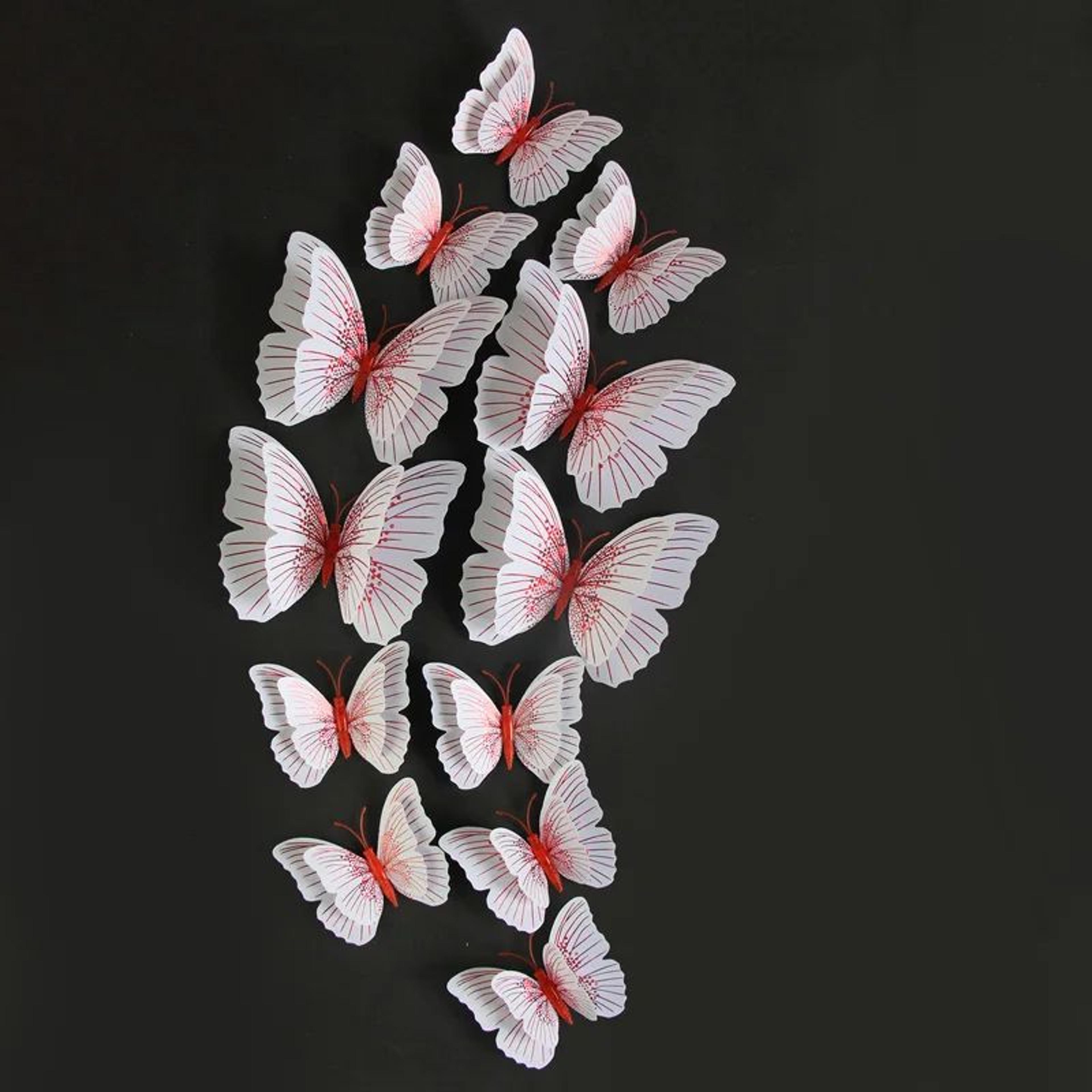 Luminelle Double Layer 3D Butterfly Wall Decor 9