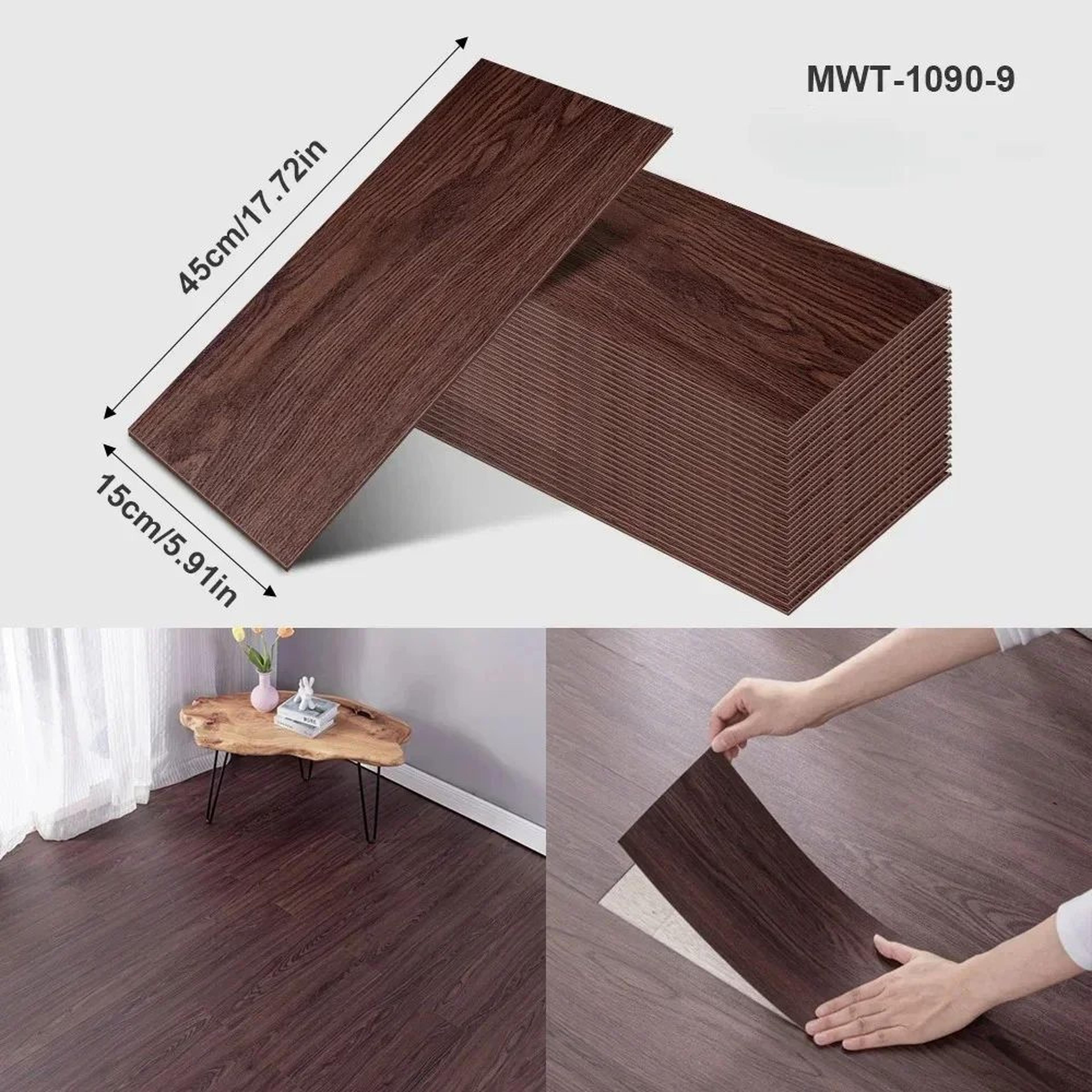 TimberNest Wood Grain Peel And Stick Floor Tiles 13