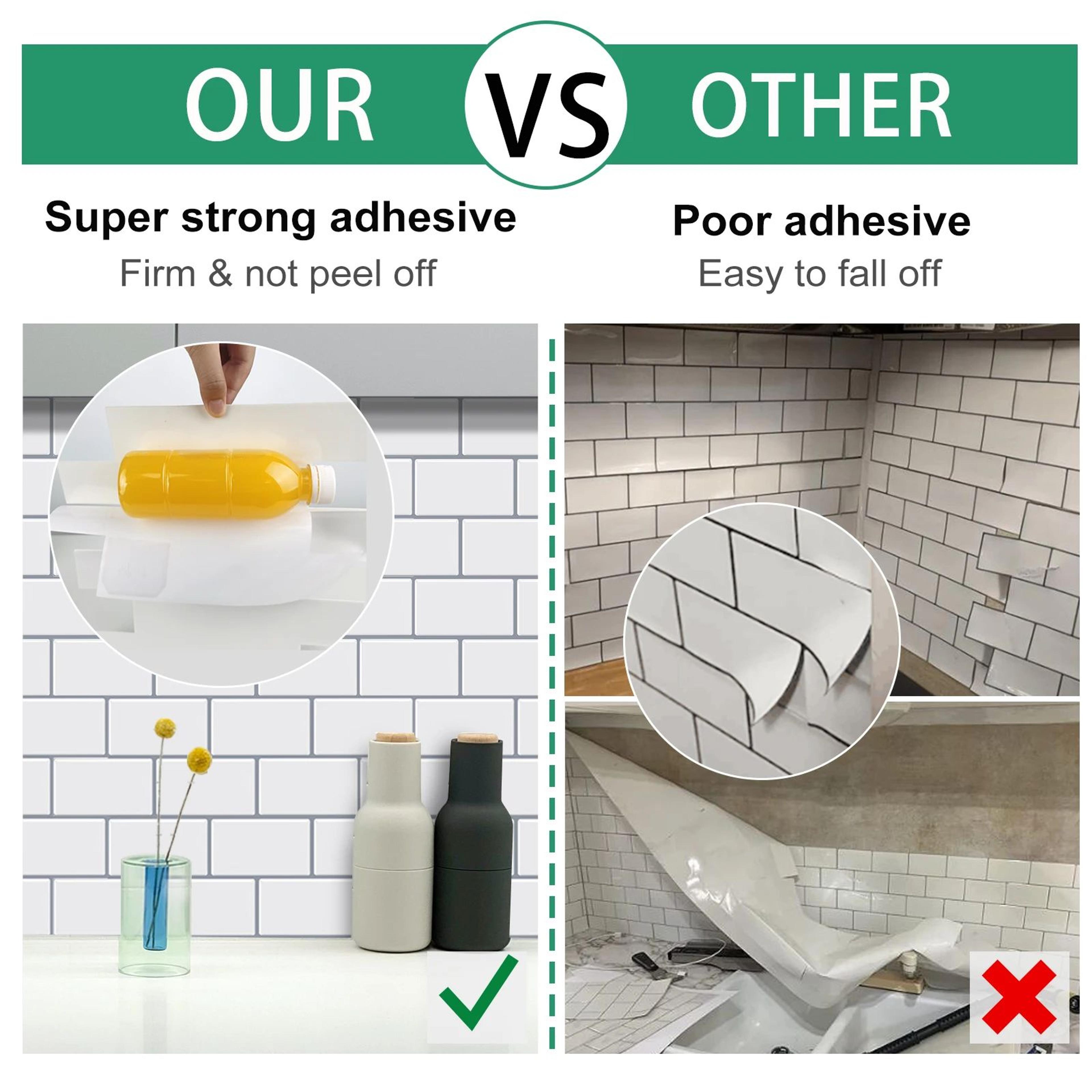 Tilevera Waterproof Peel And Stick Backsplash Tiles 2
