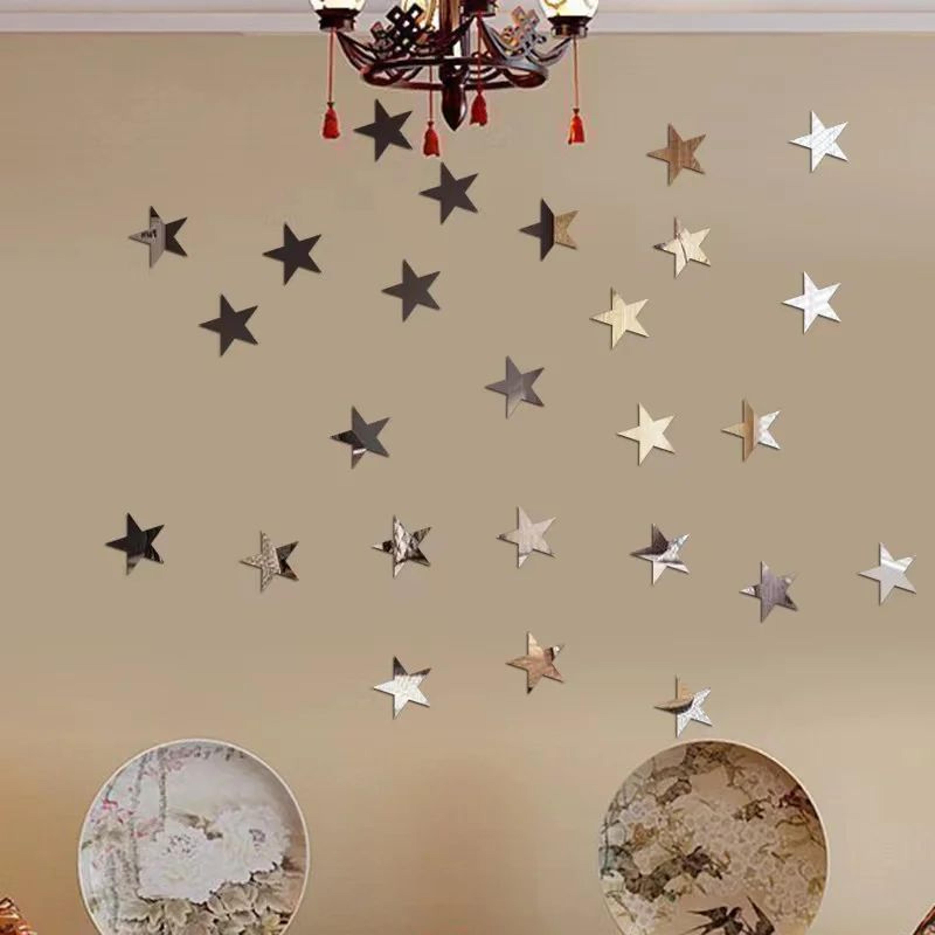 Stellara Acrylic Star Mirror Wall Stickers 4