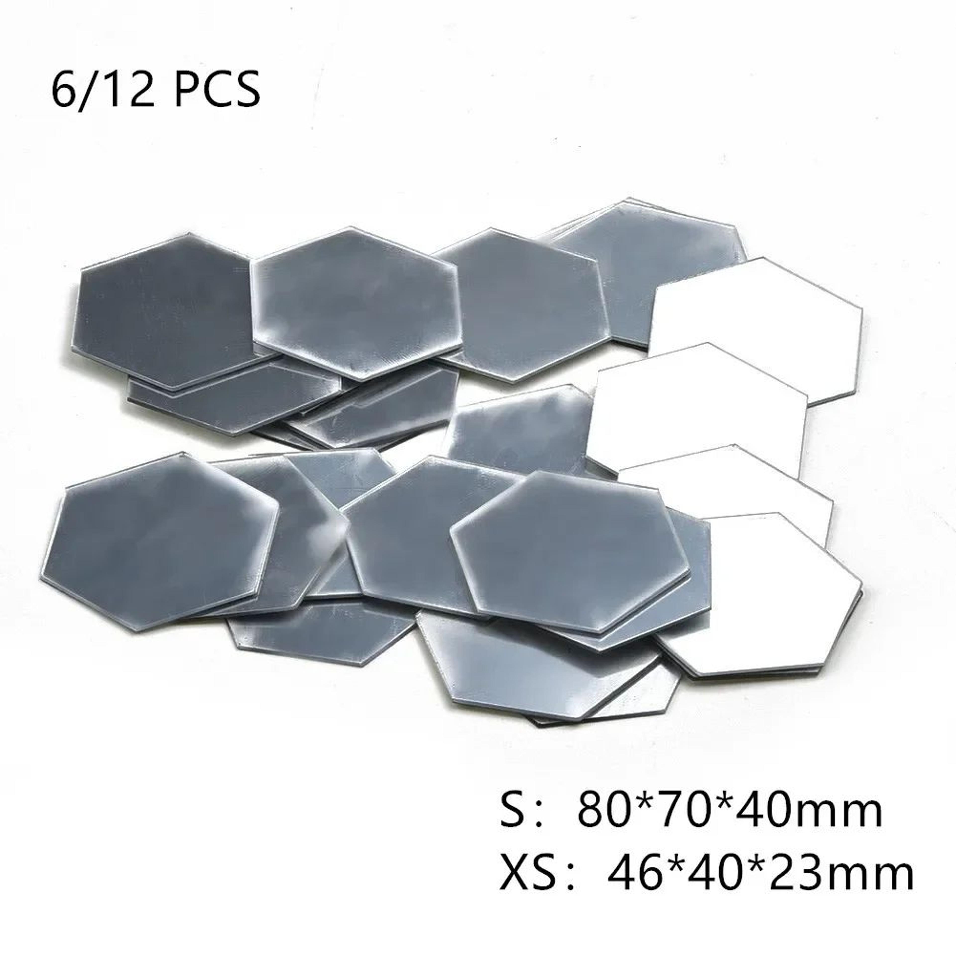 Hexalume Acrylic Hexagon Mirror Wall Stickers 13