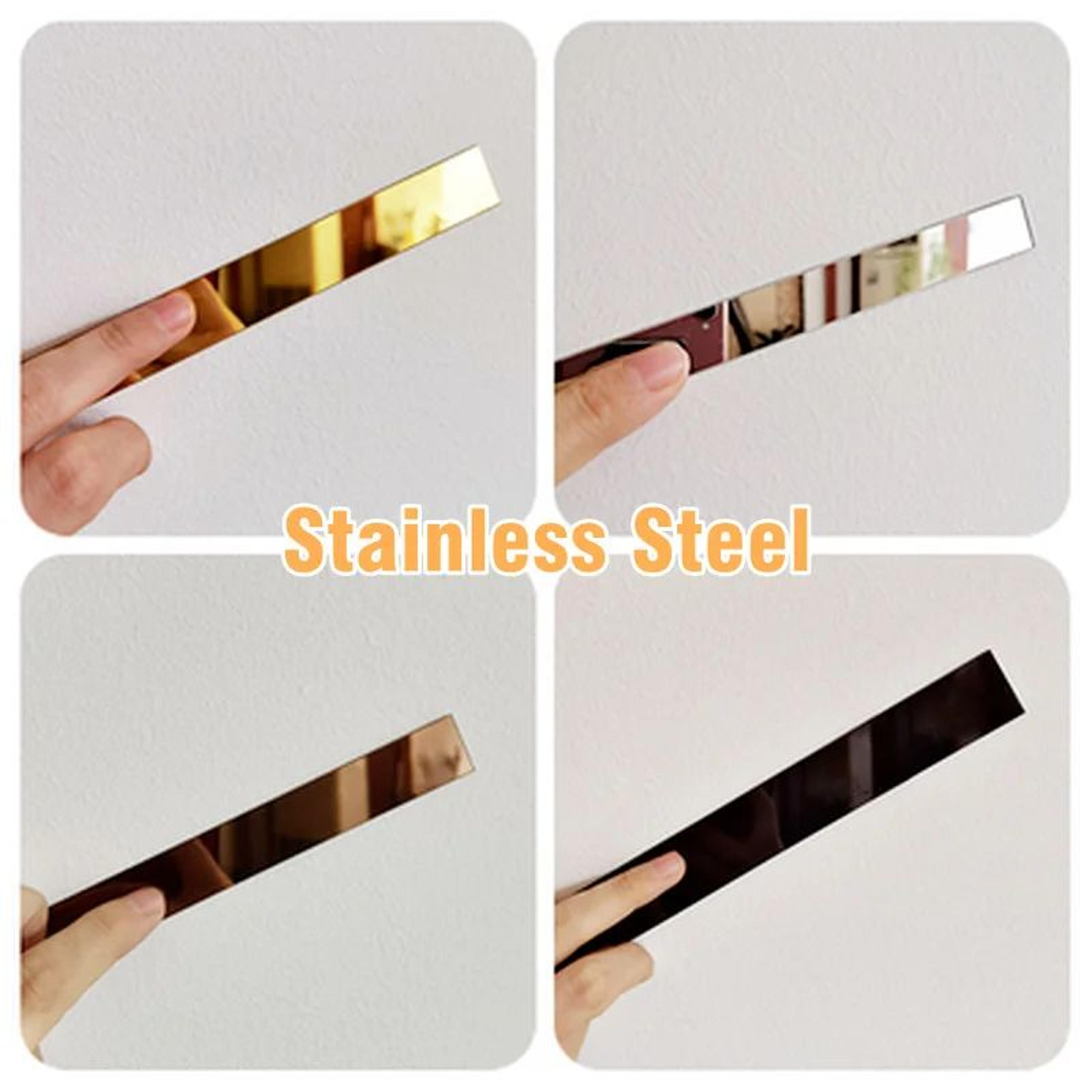 Steeluxe Stainless Steel Peel And Stick Decorative Trim 3