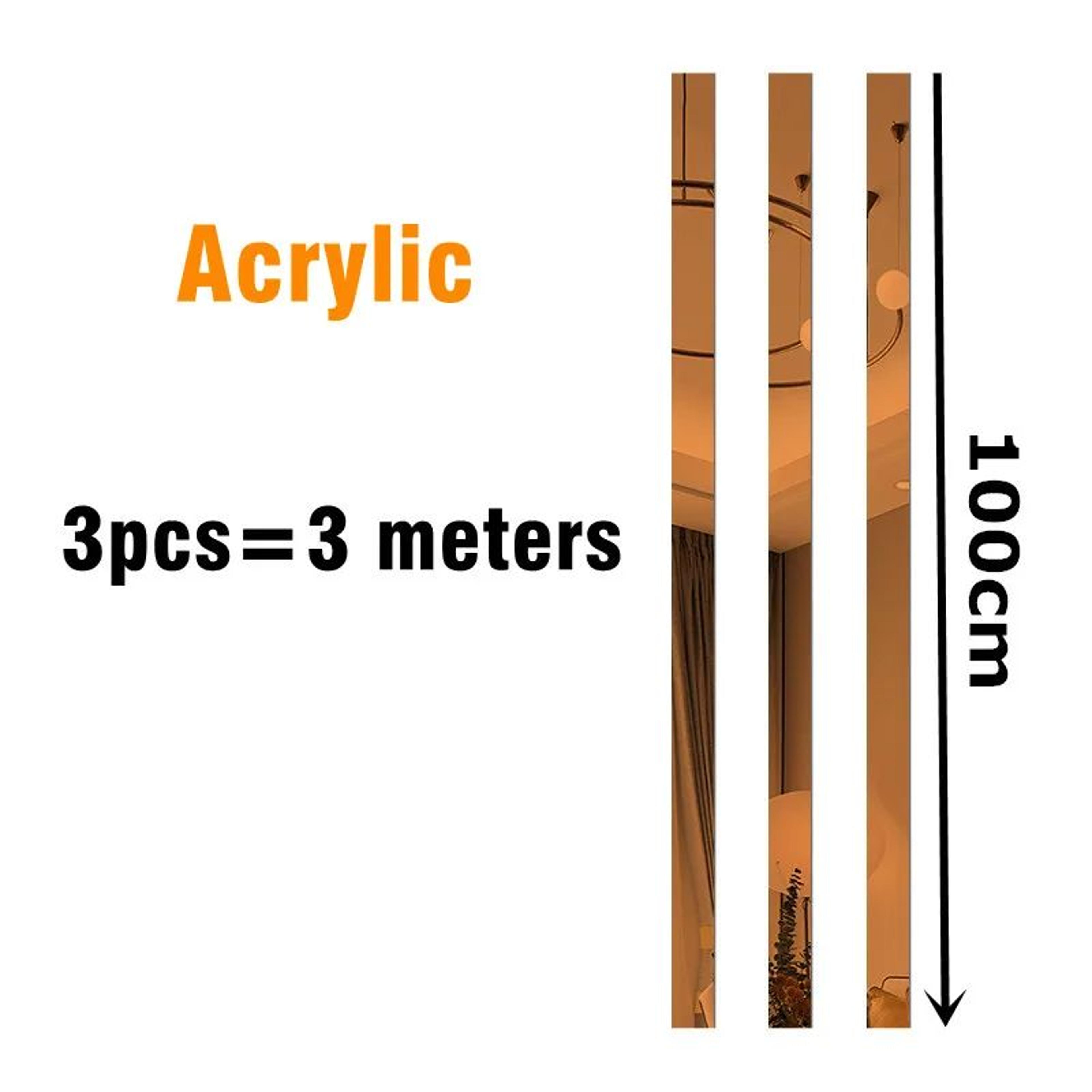 Steeluxe Stainless Steel Peel And Stick Decorative Trim 8