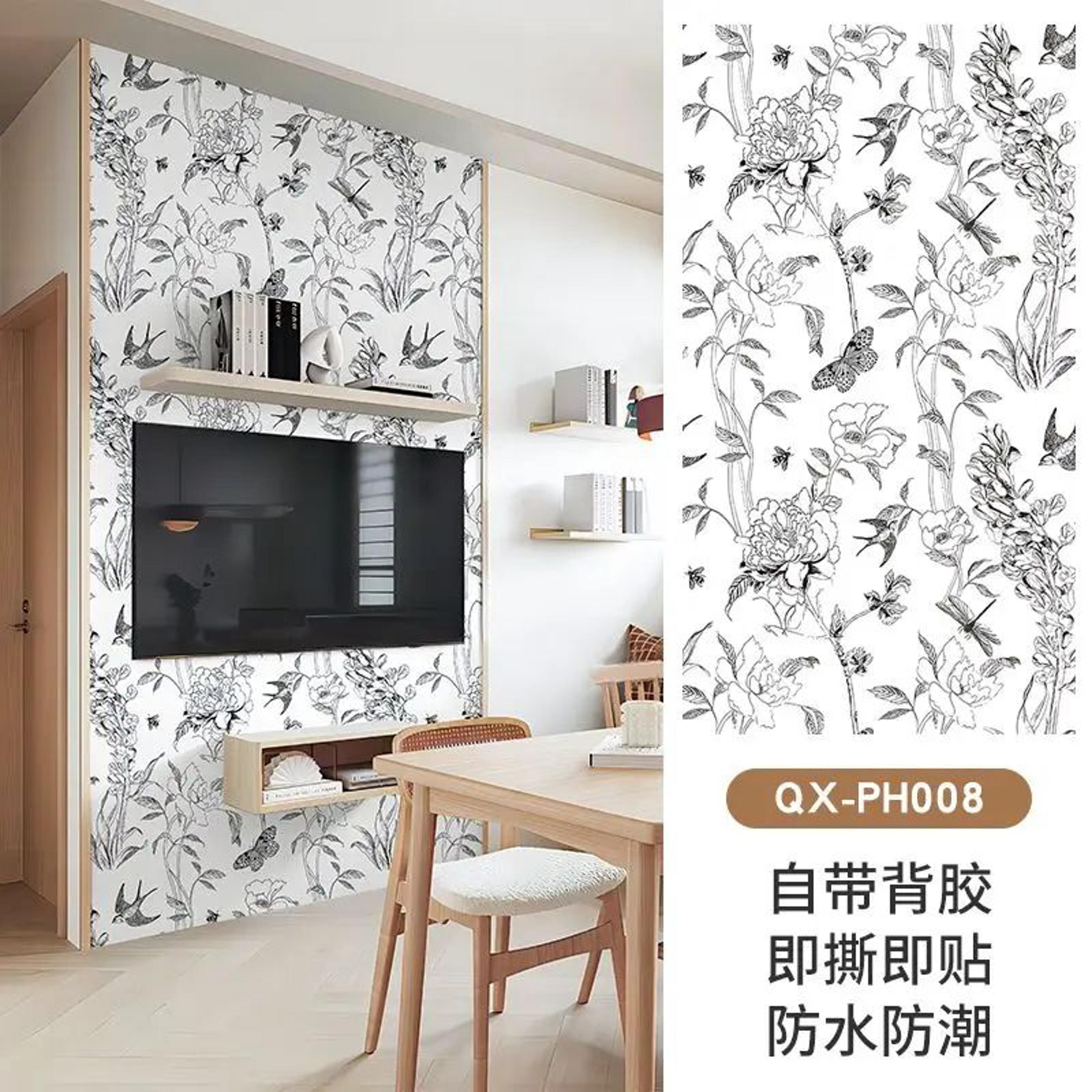 DecoraShield Thick Waterproof Peel And Stick Wallpaper 12