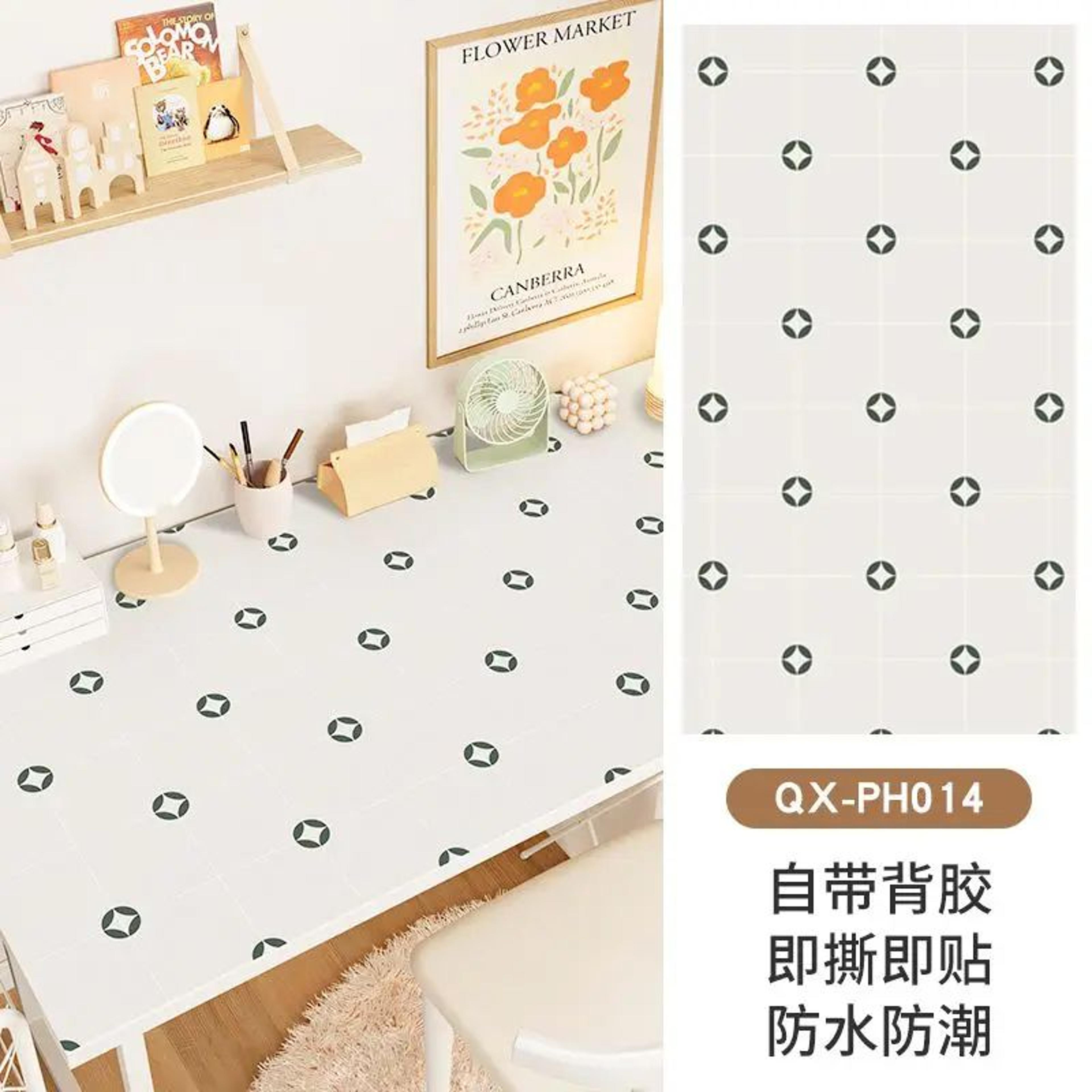 DecoraShield Thick Waterproof Peel And Stick Wallpaper 14