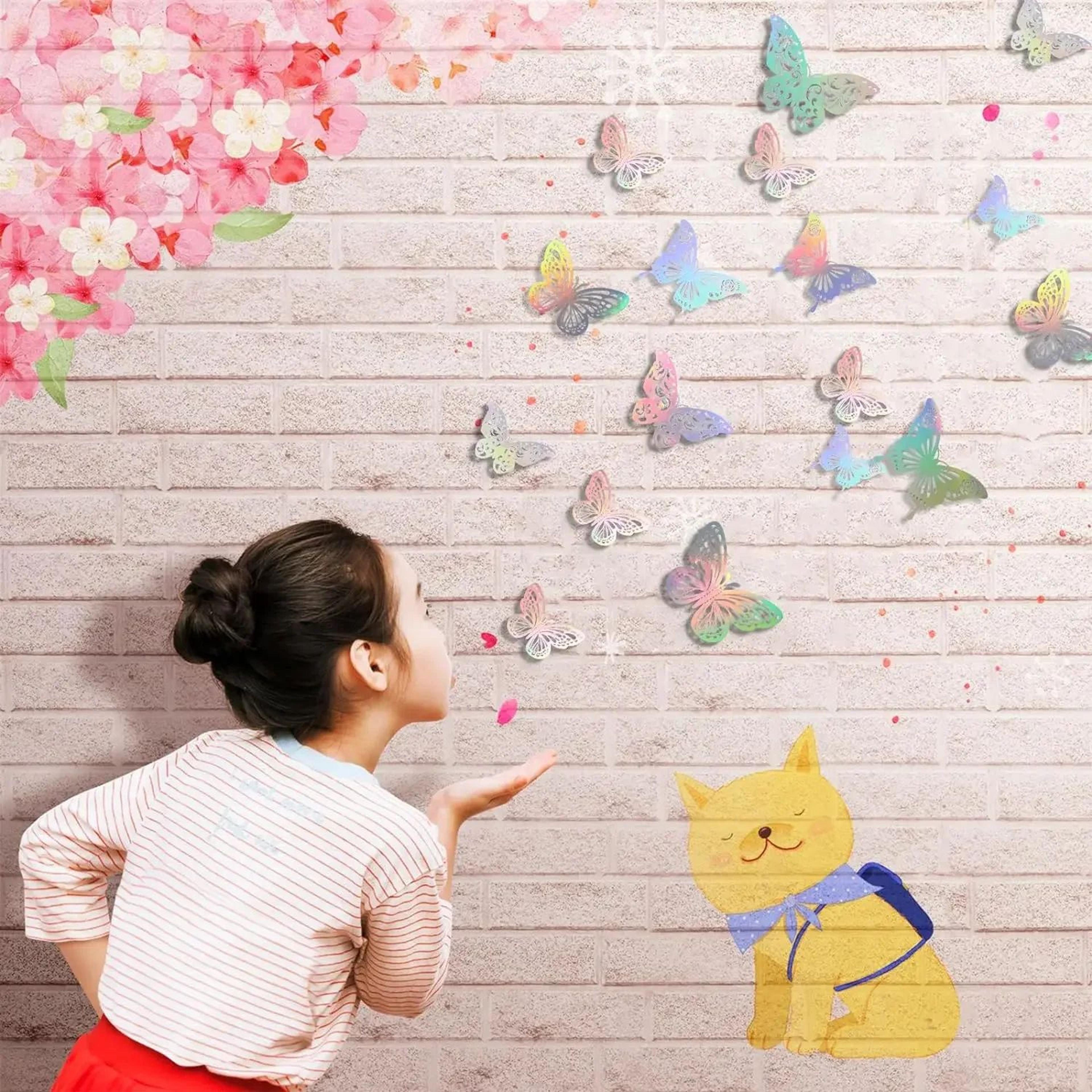LustraFly 3D Holographic Butterfly Wall Decor 3