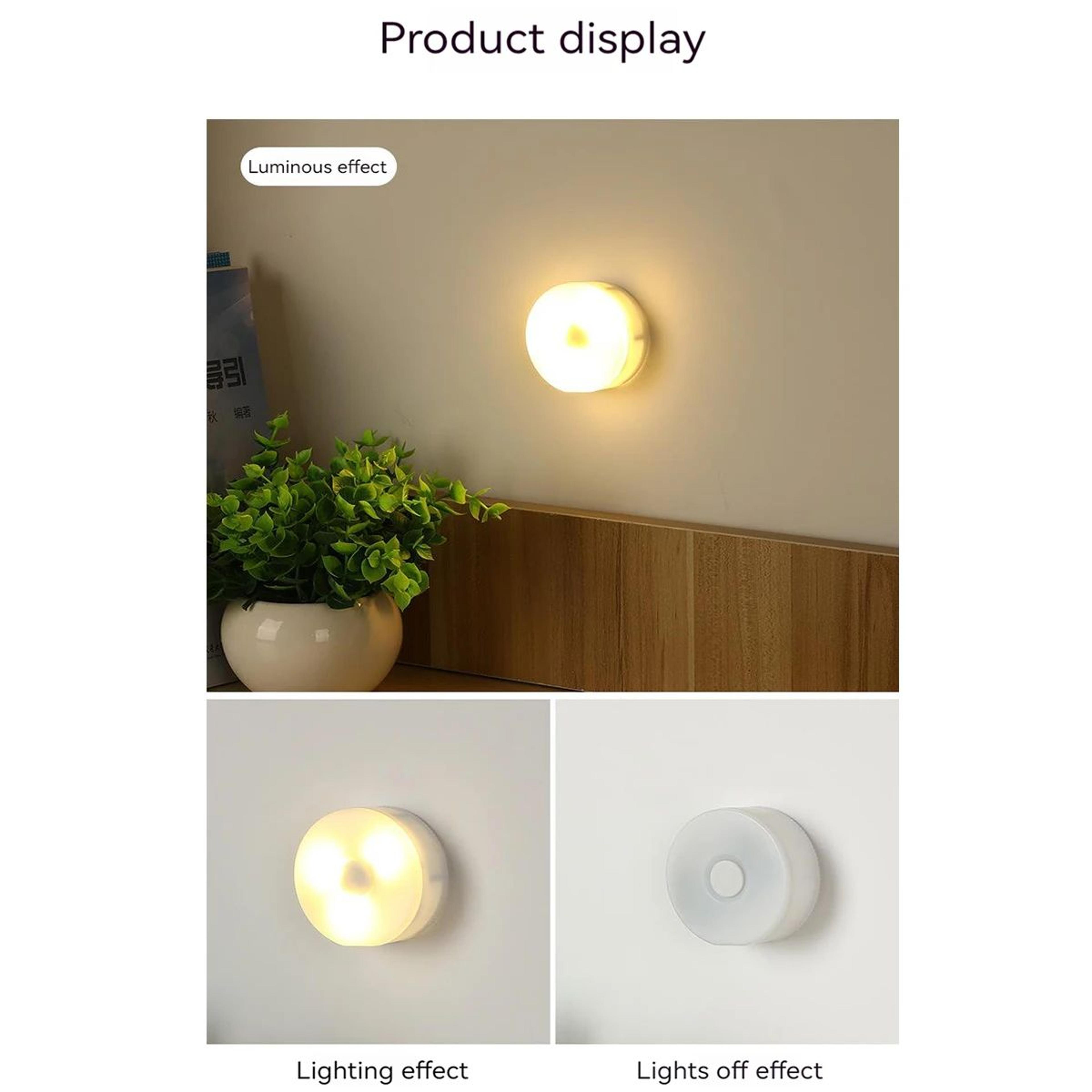 TriGlow 3 Color Battery Powered LED Night Light 1
