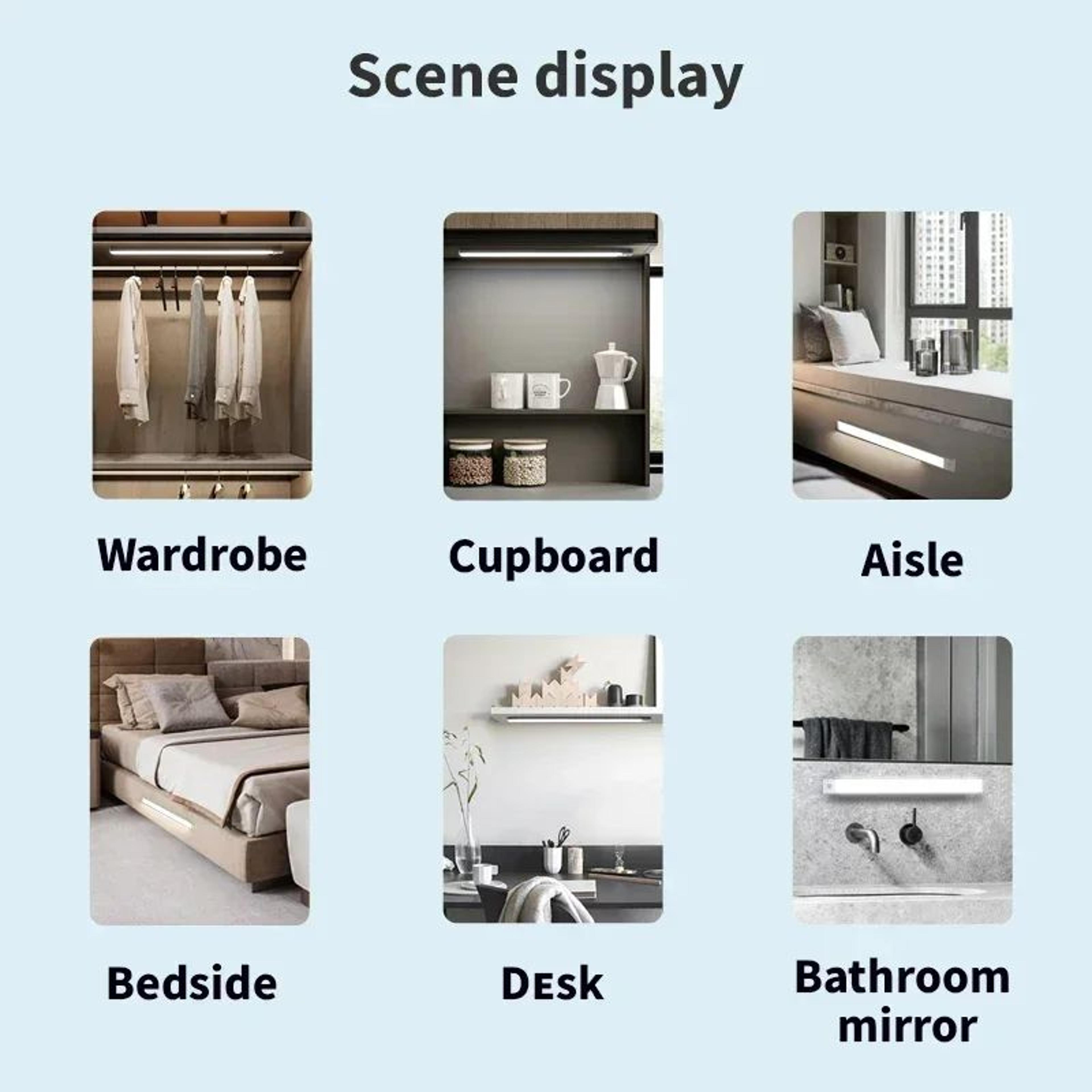Rechargeable Motion Sensor Under Cabinet Light 4