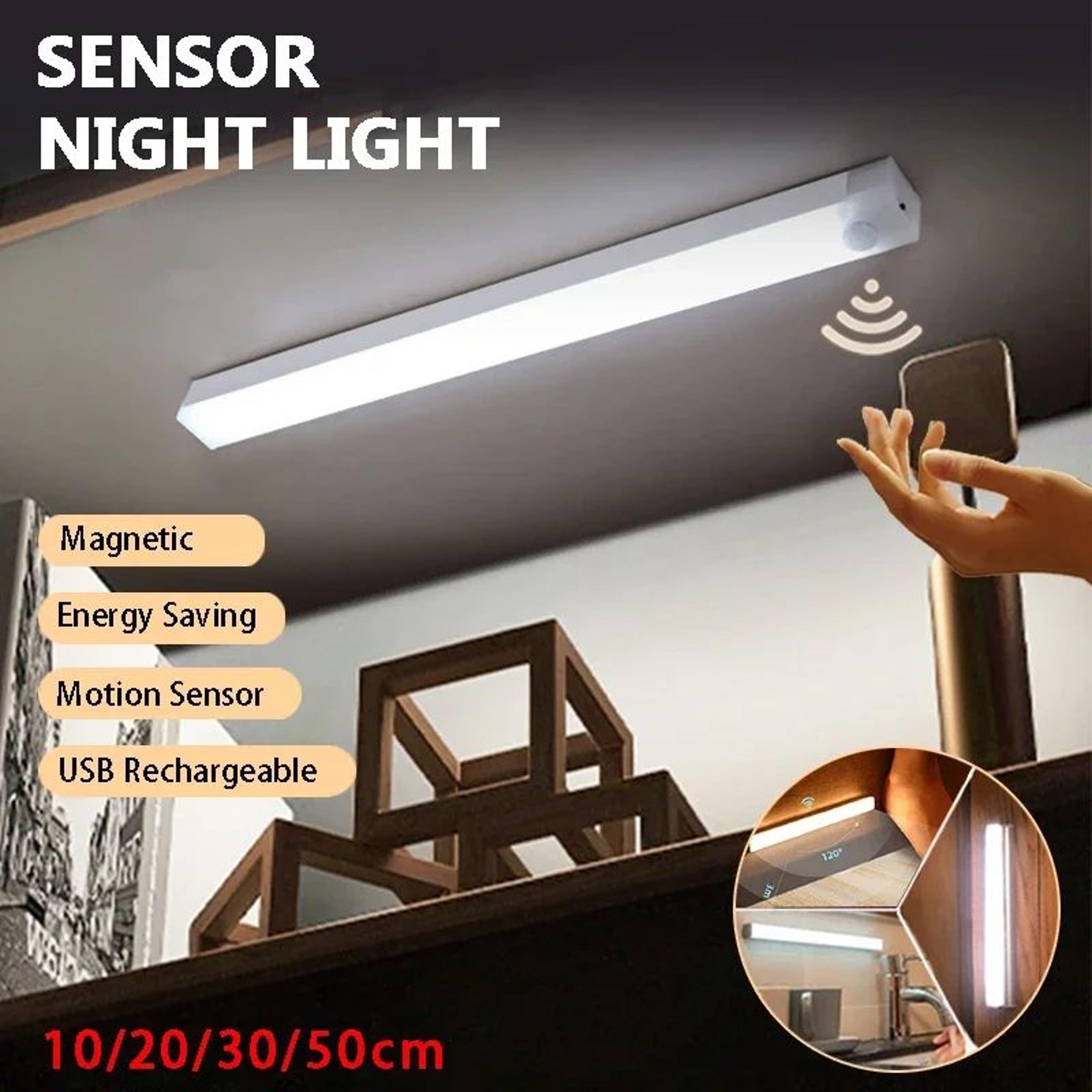 rechargeable magnetic motion sensor under cabinet light
