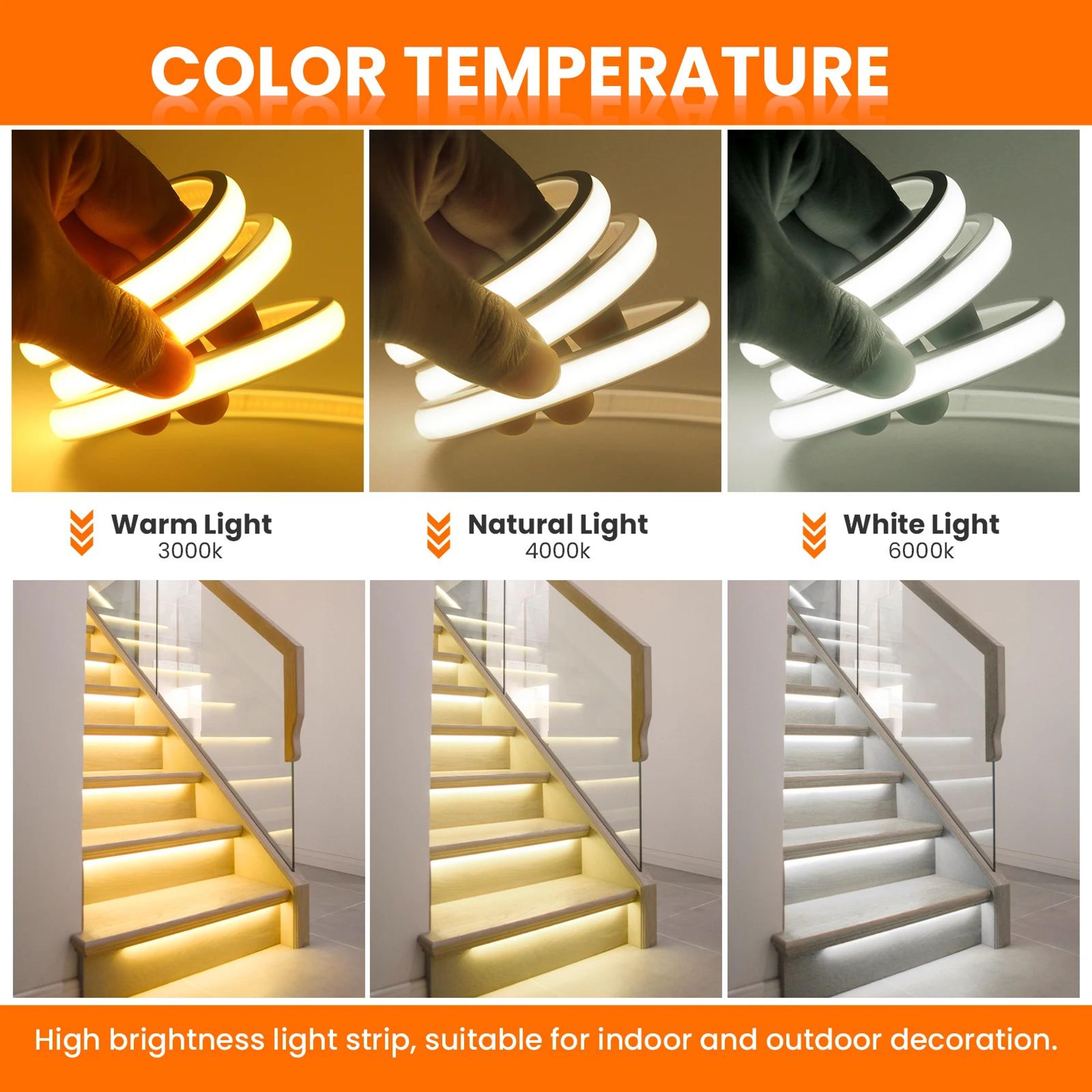 Dimmable USB COB LED Strip Light With Touch Sensor 2