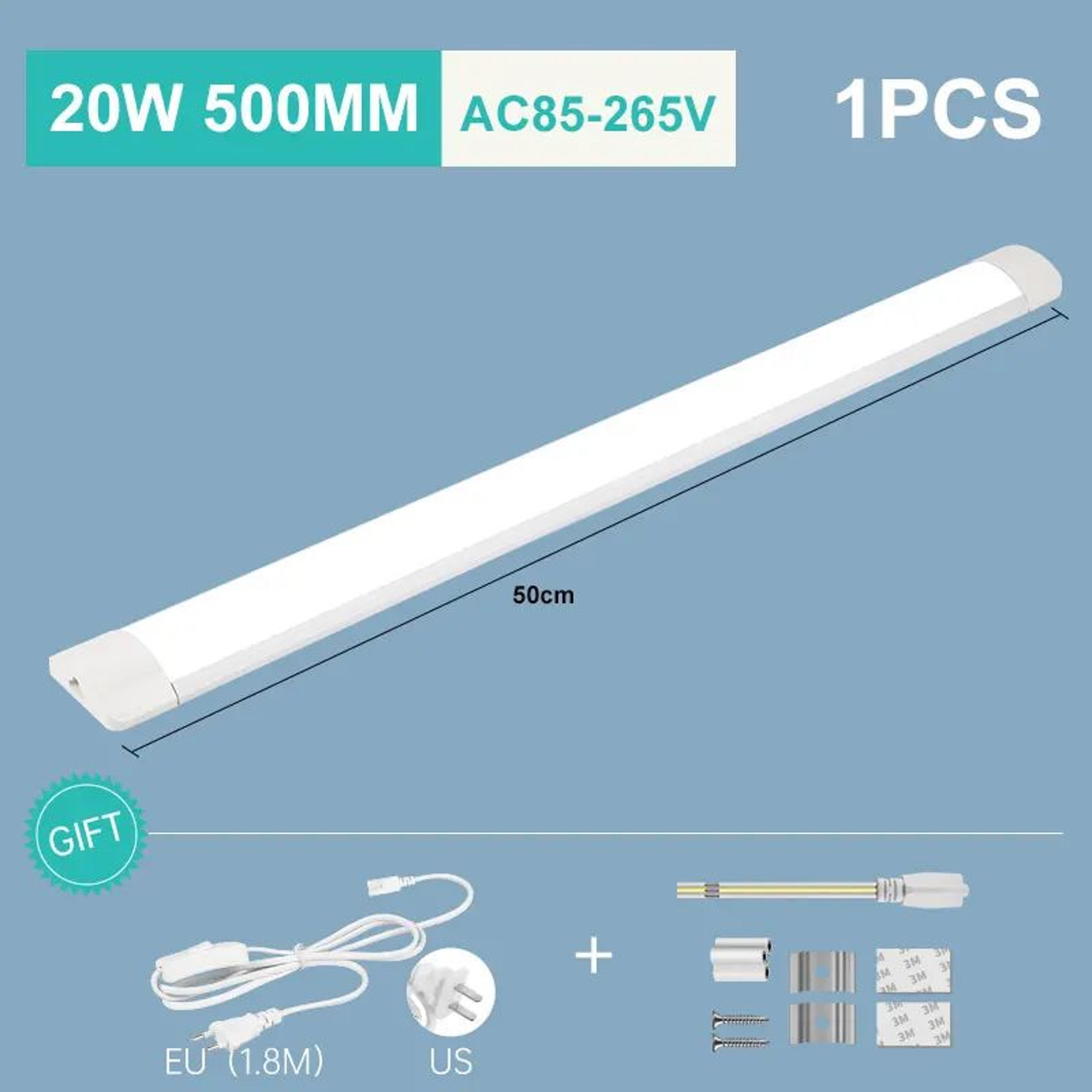 20W Three Color LED Tube Cabinet Light 6