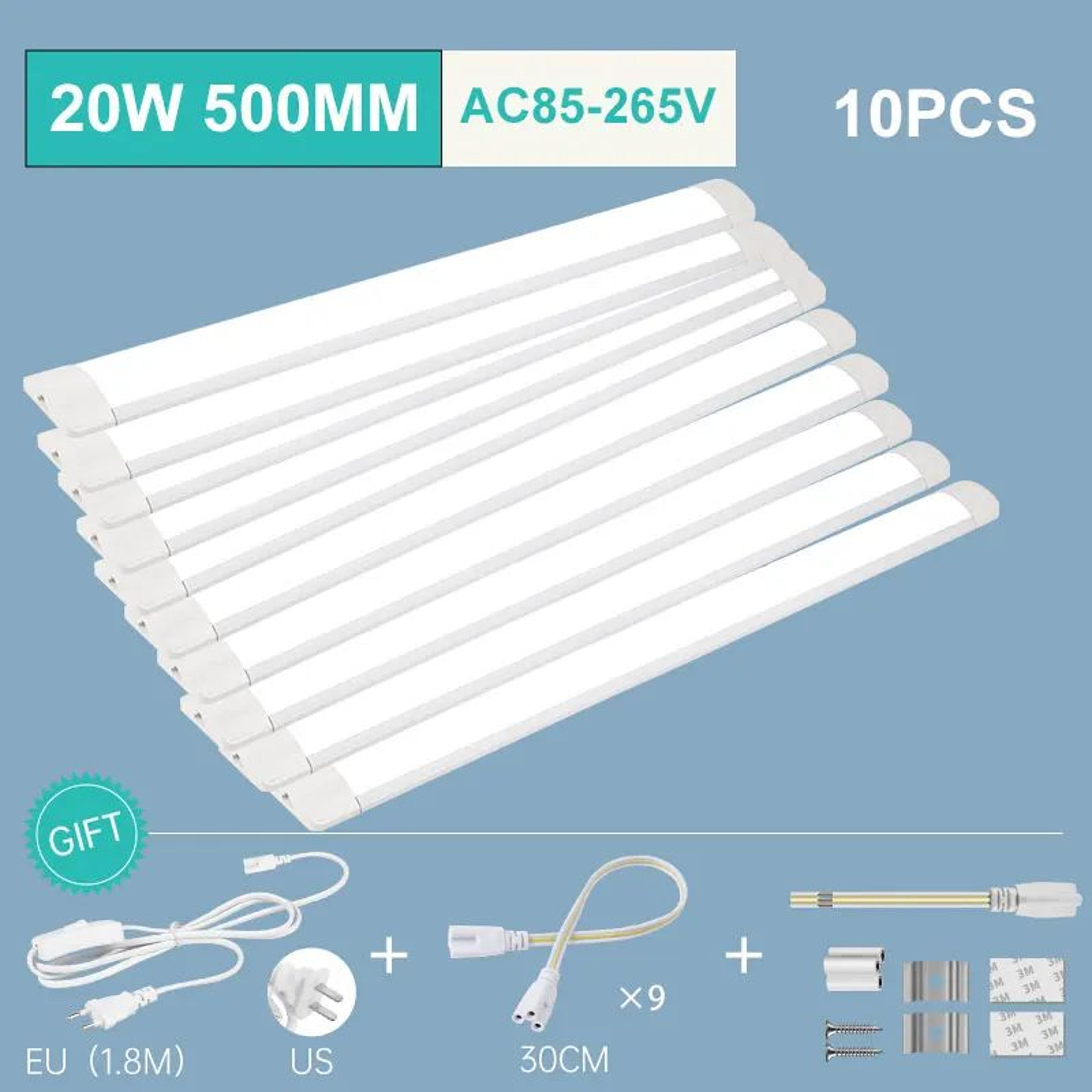 20W Three Color LED Tube Cabinet Light 12