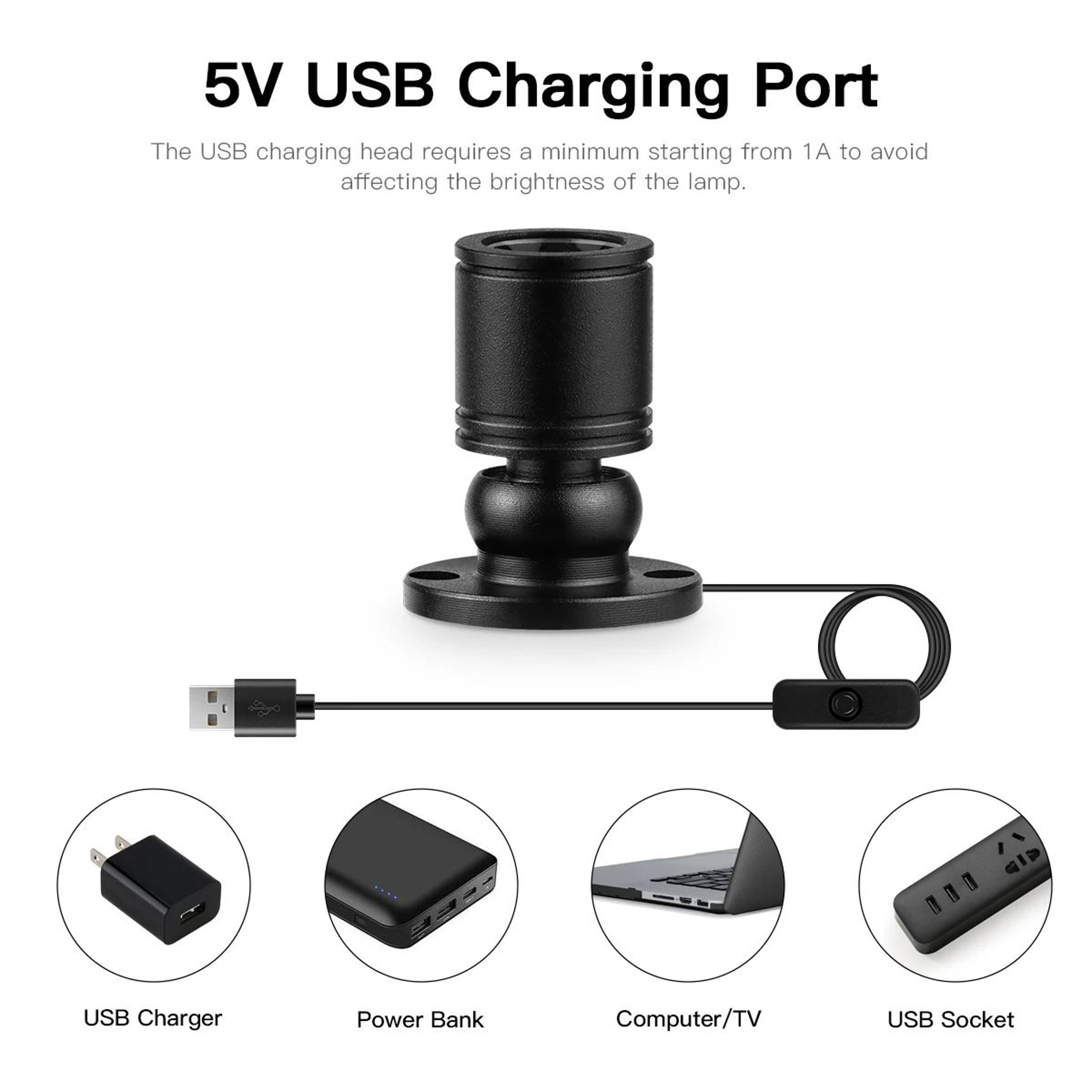 USB LED Cabinet Spotlight Display Light Set 1