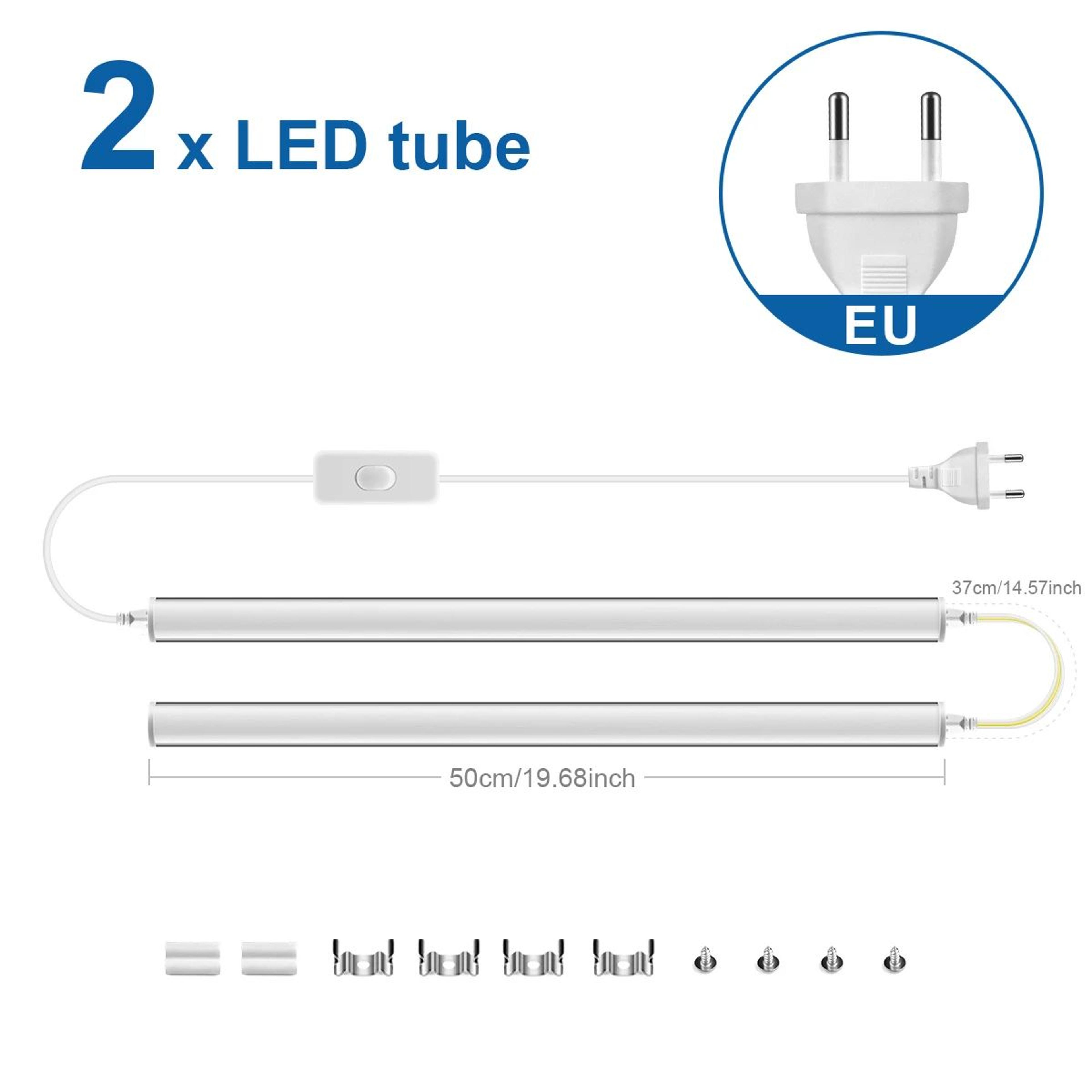 15W T5 LED Tube Light Flicker Free Ceiling Lamp 9