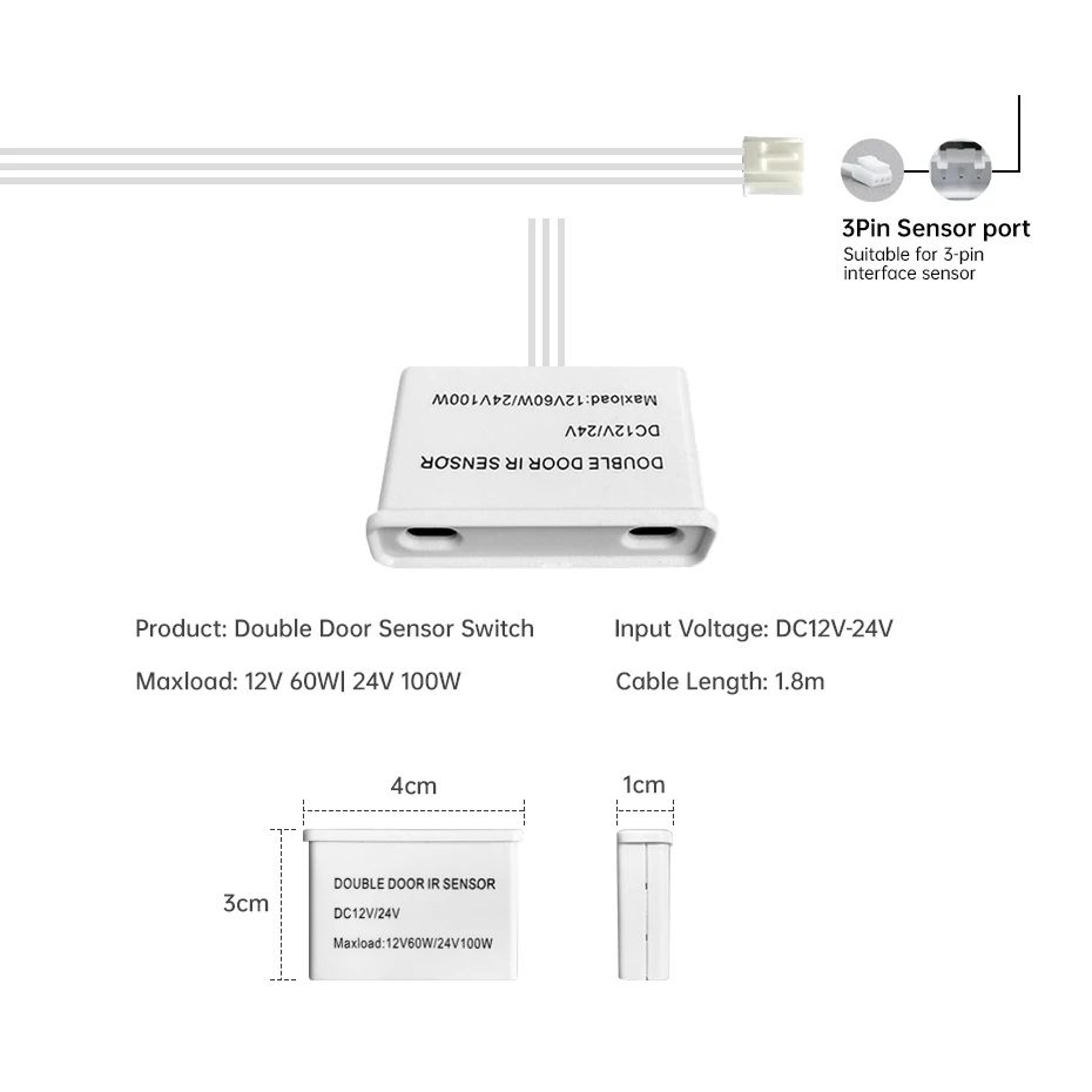 COB Door Sensor Under Cabinet Light 4
