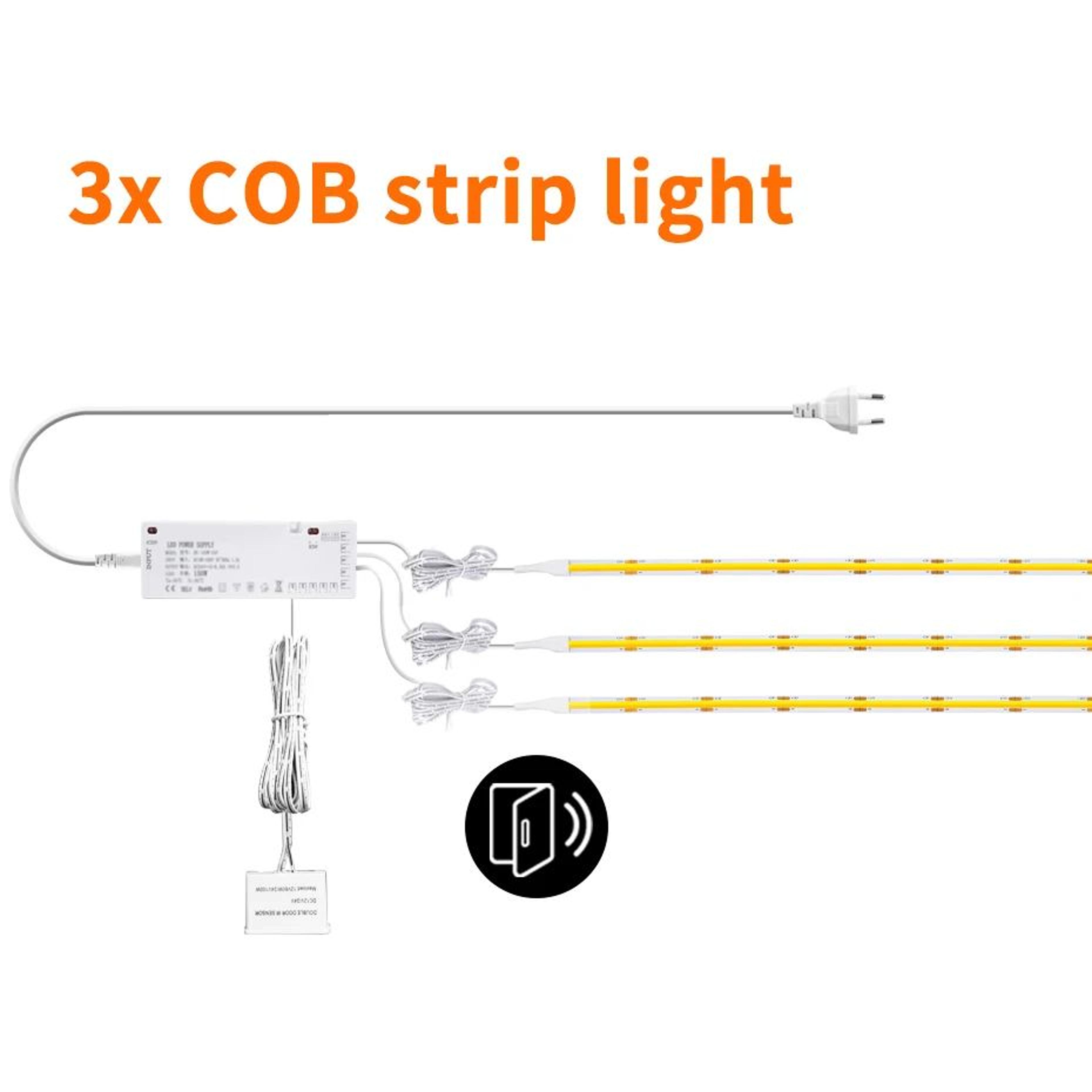 COB Door Sensor Under Cabinet Light 8
