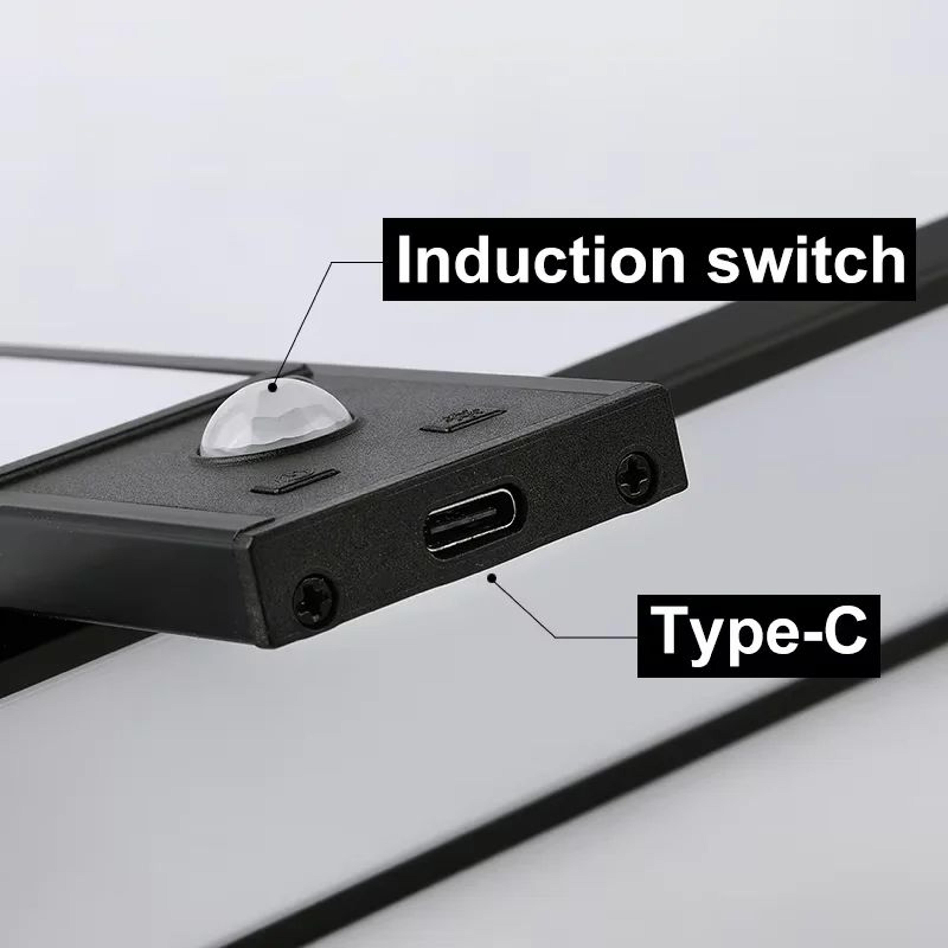 Wall Mounted Type C Motion Sensor Bar Light 2