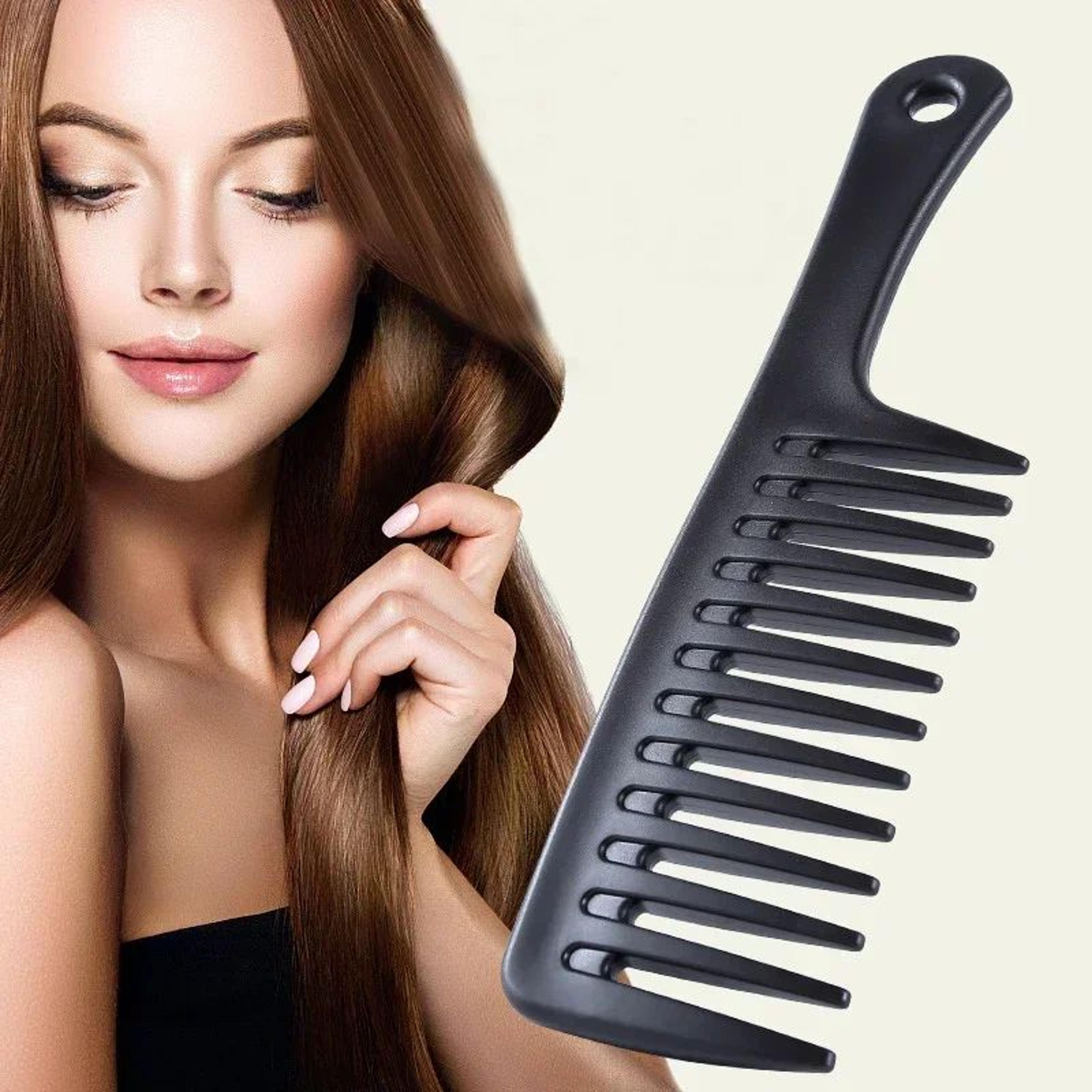 wide tooth anti static detangling comb