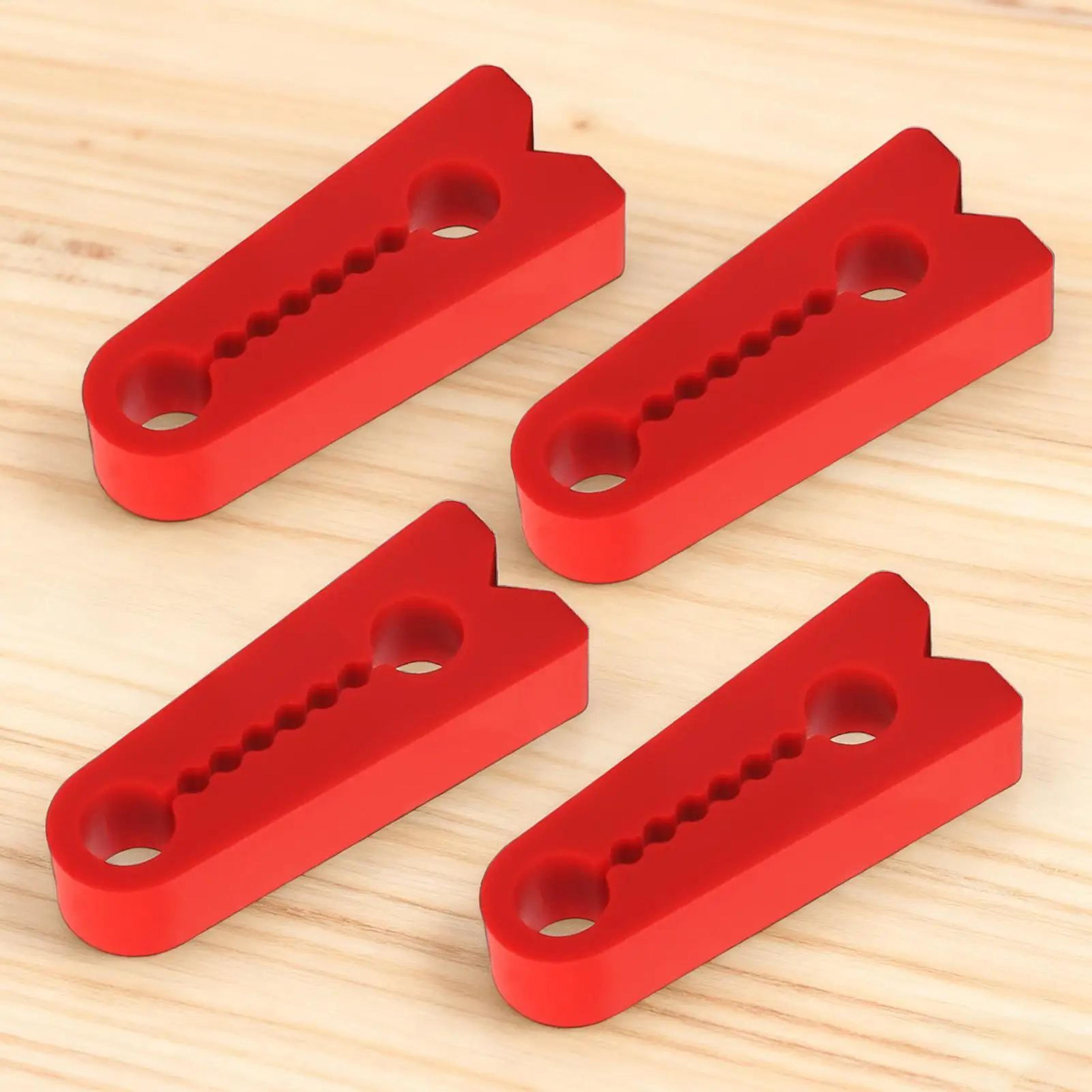 4 piece silicone car door latch buffers