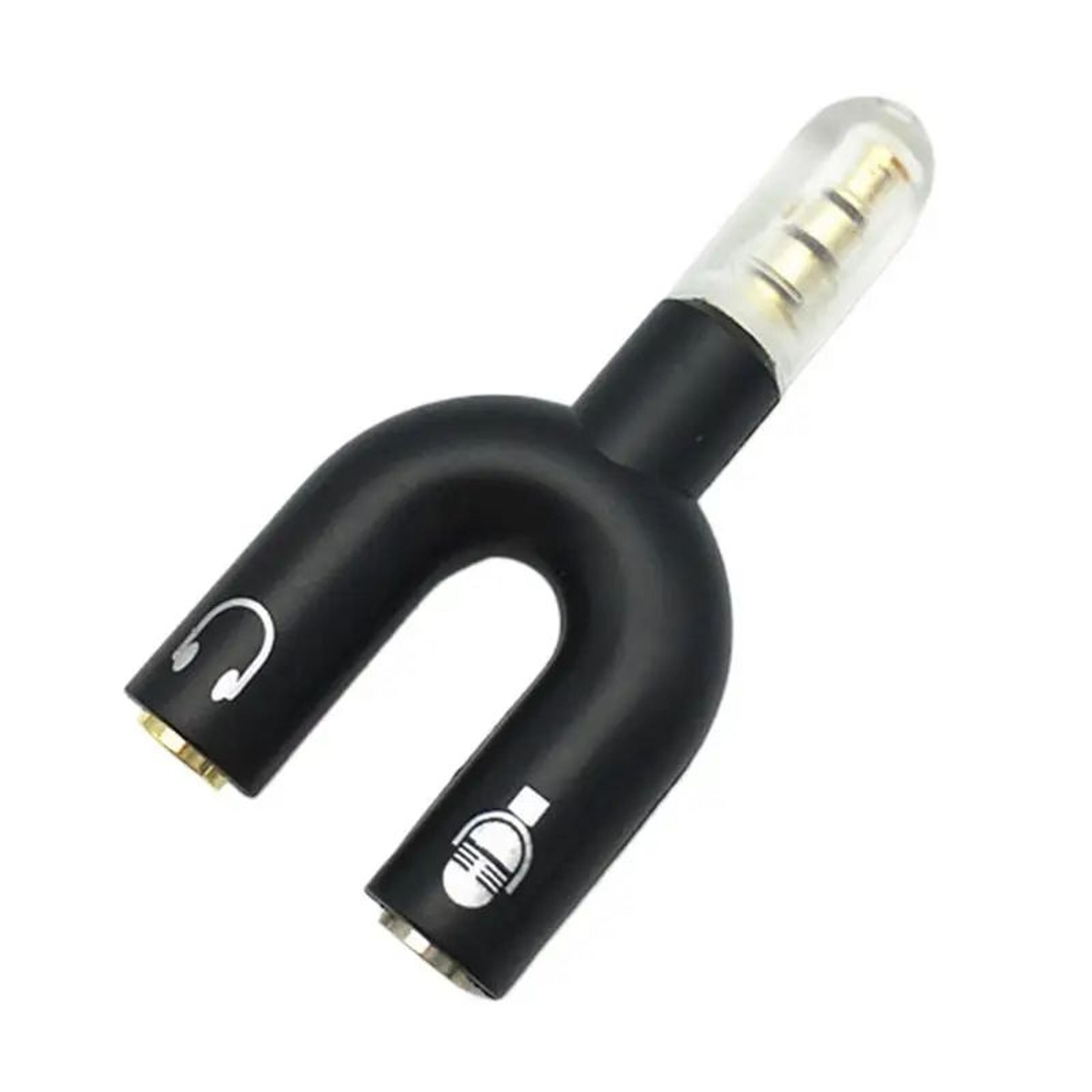 dual port 3.5mm audio splitter adapter