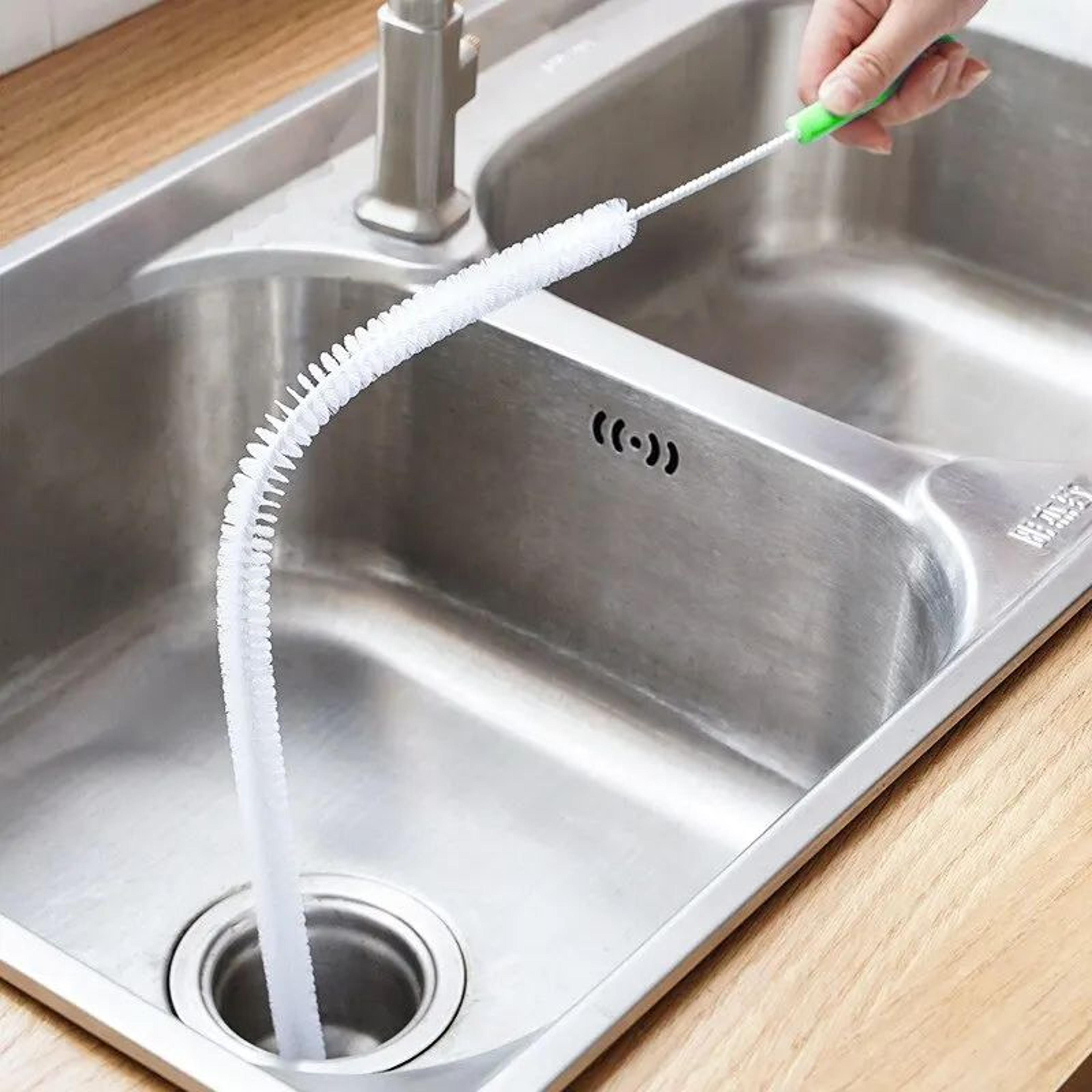 flexible drain hair cleaning brush