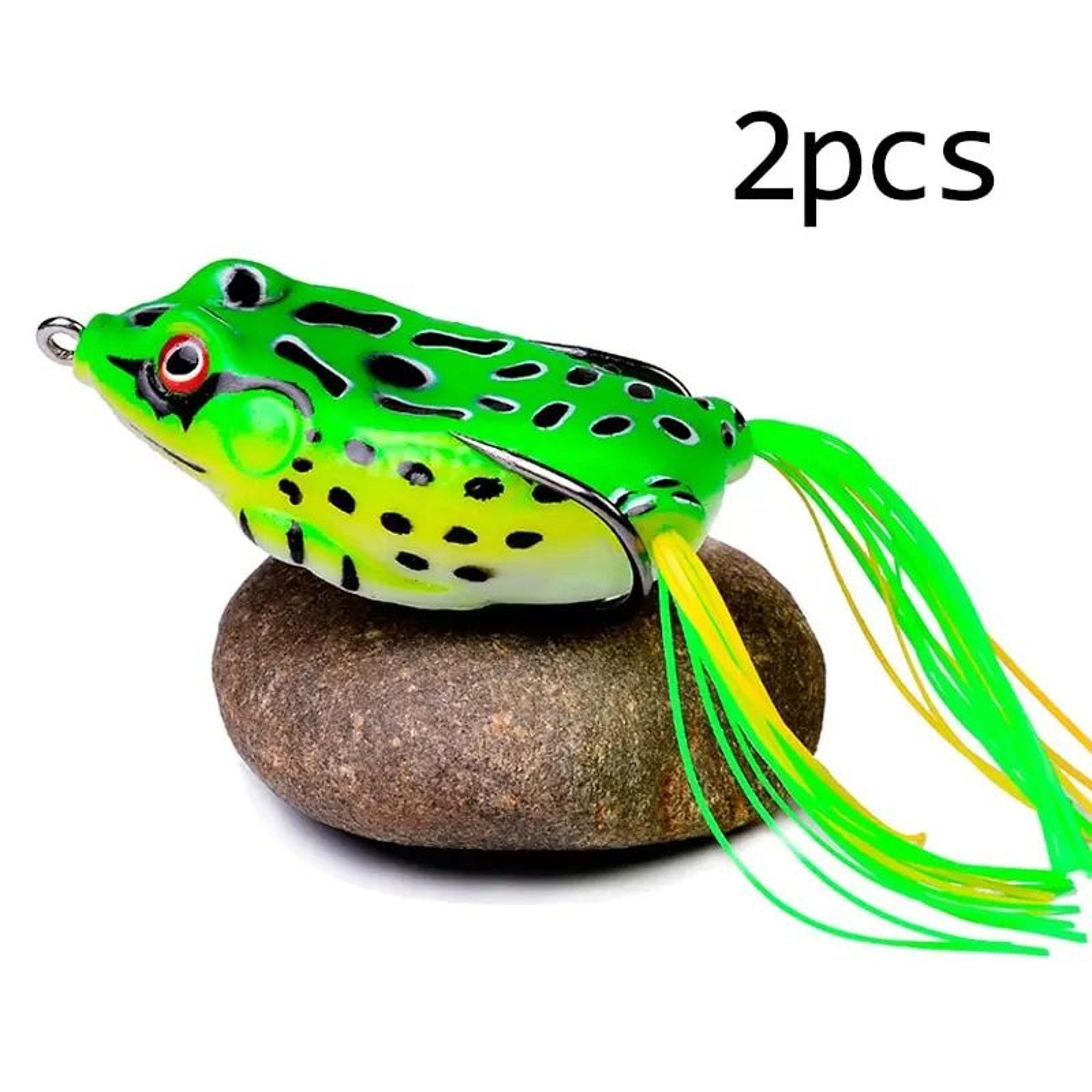 2 piece soft frog topwater fishing lures