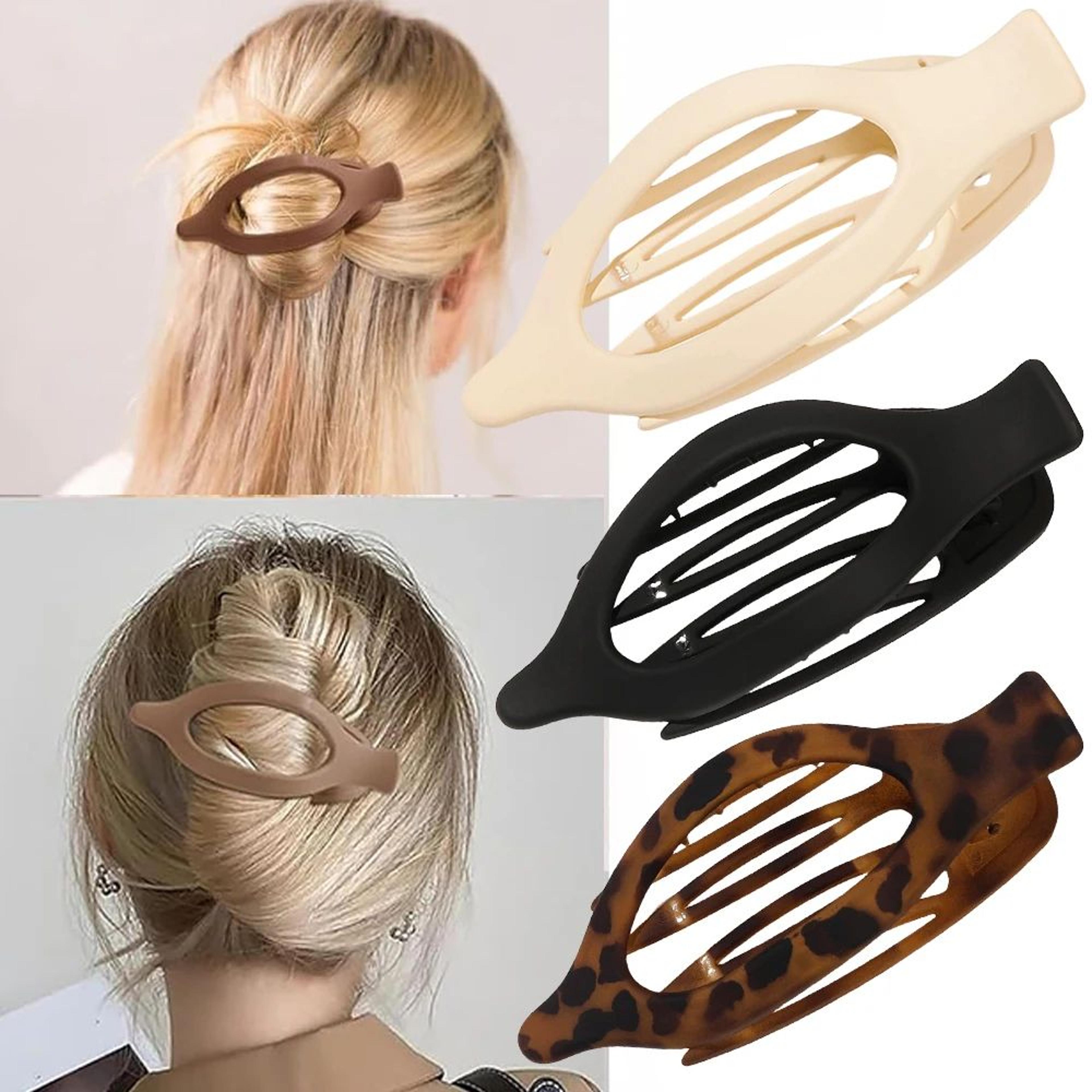 matte acrylic duckbill hair claw clip