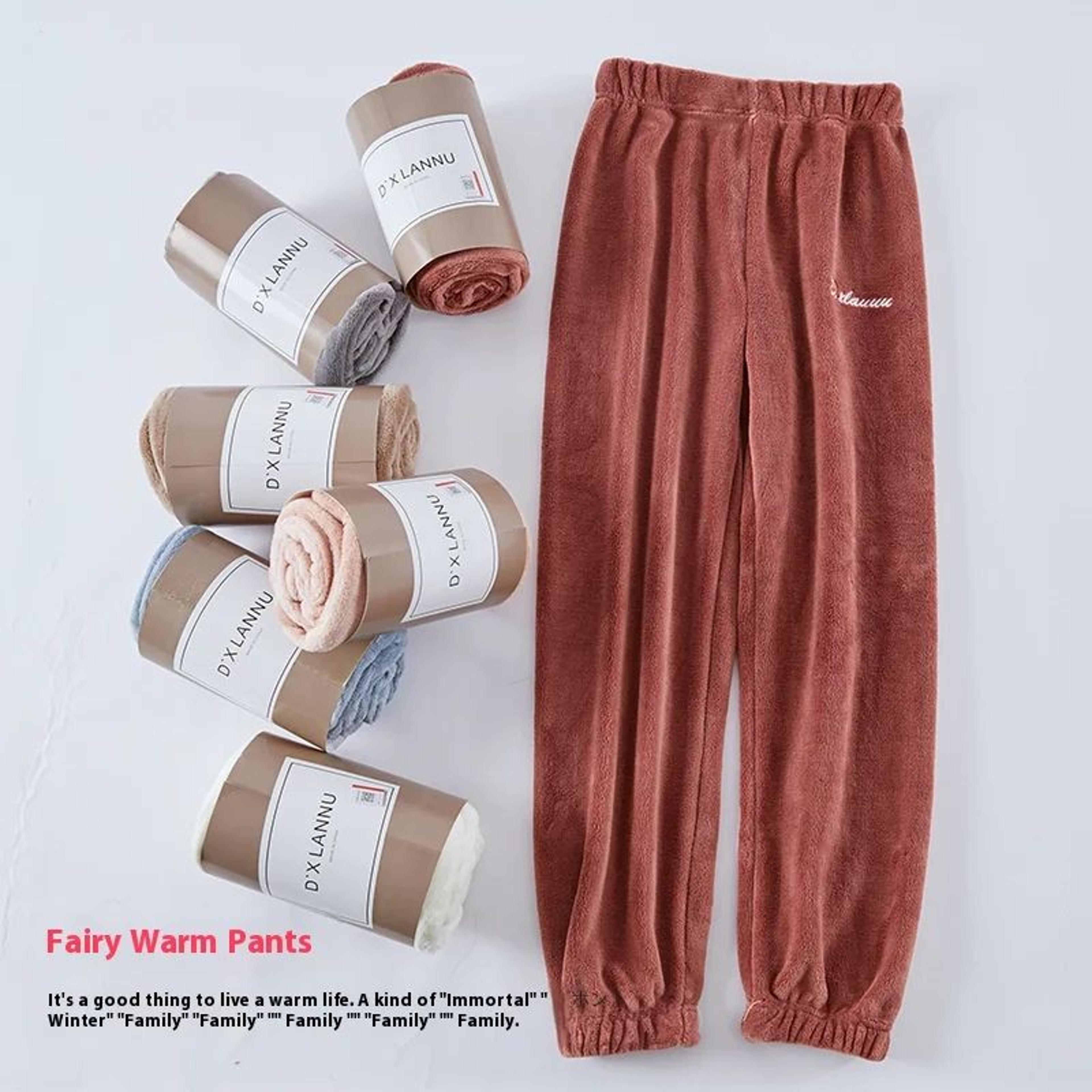 women's cozy coral fleece pajama pants