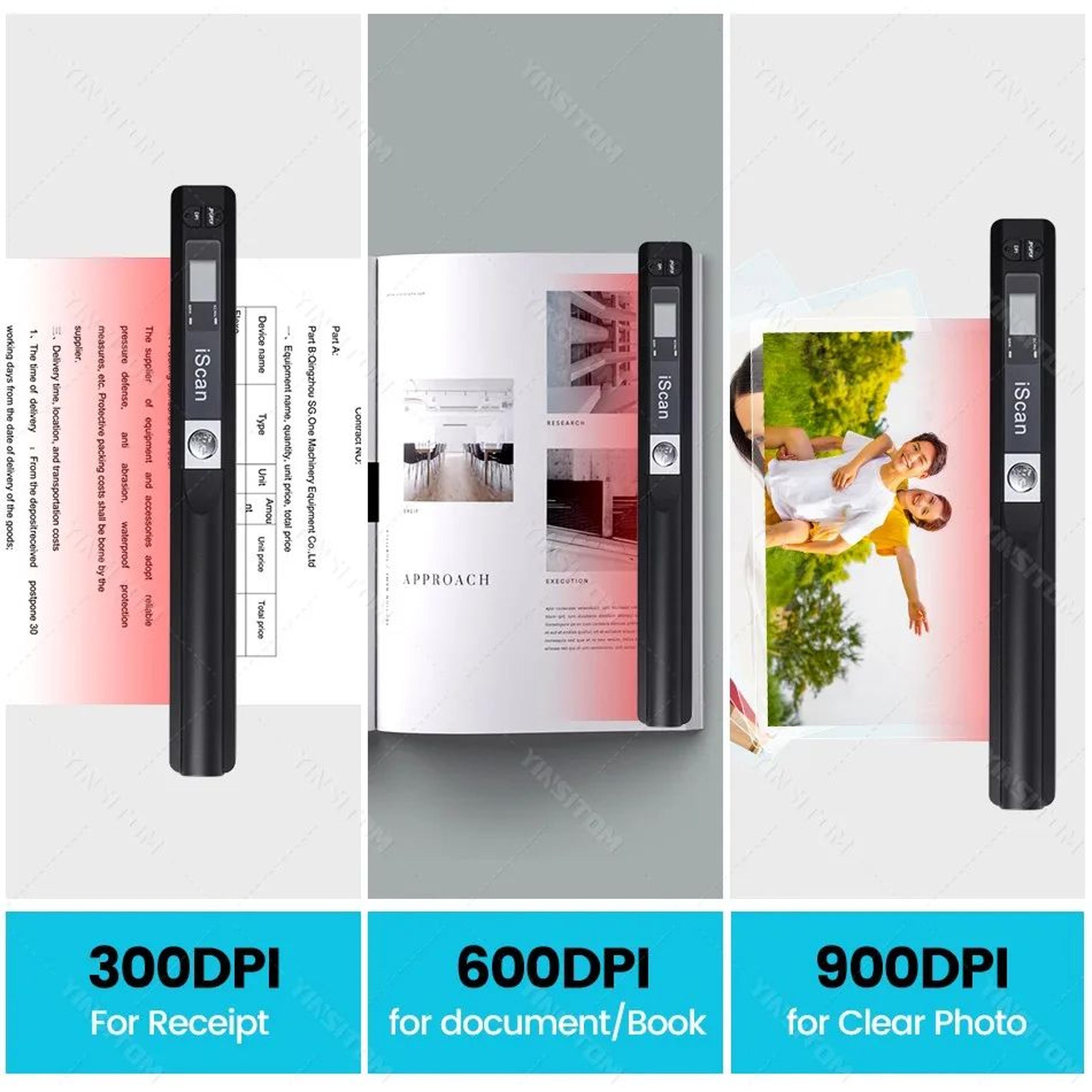 IScan01 Portable A4 Handheld Document Scanner 1