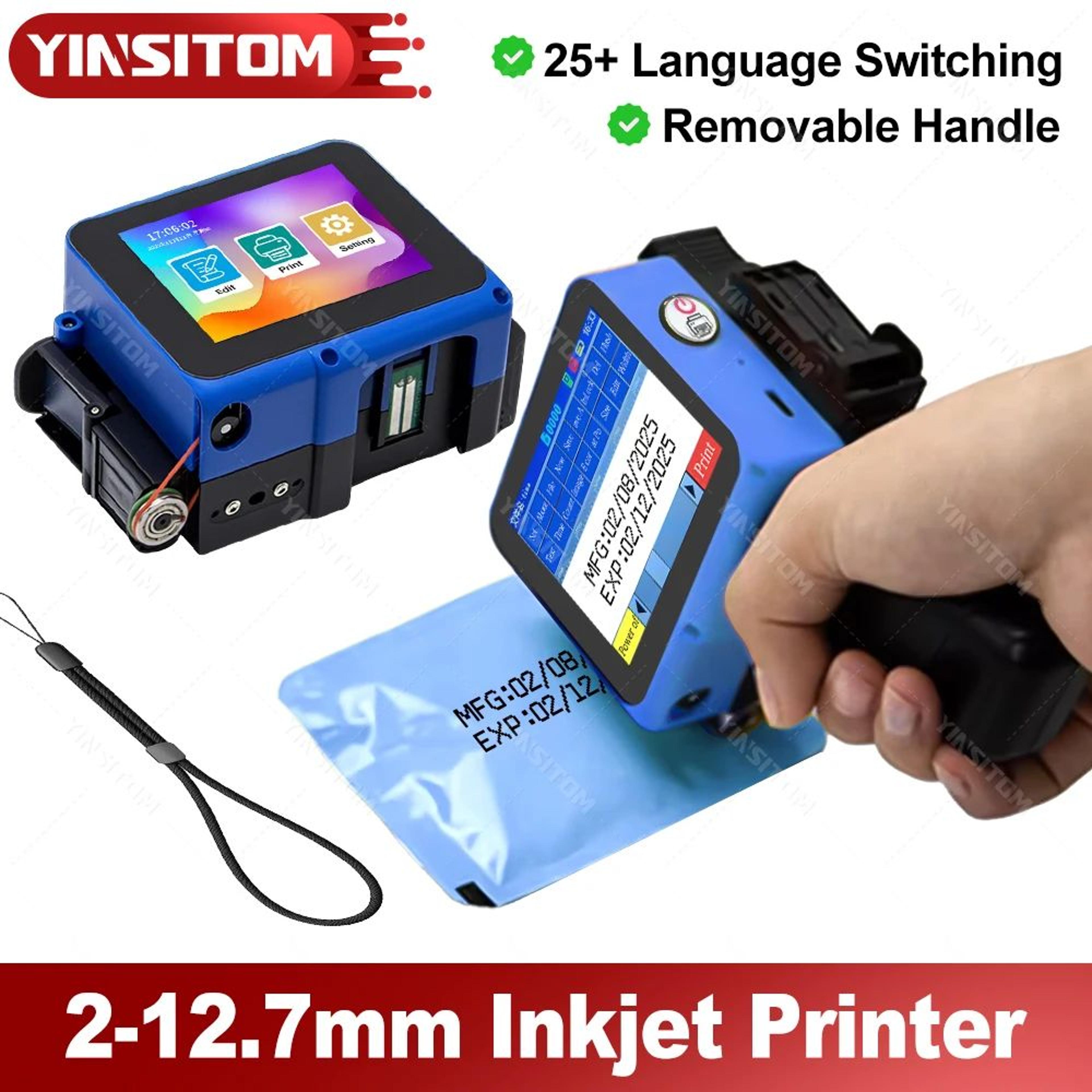 portable handheld inkjet printer