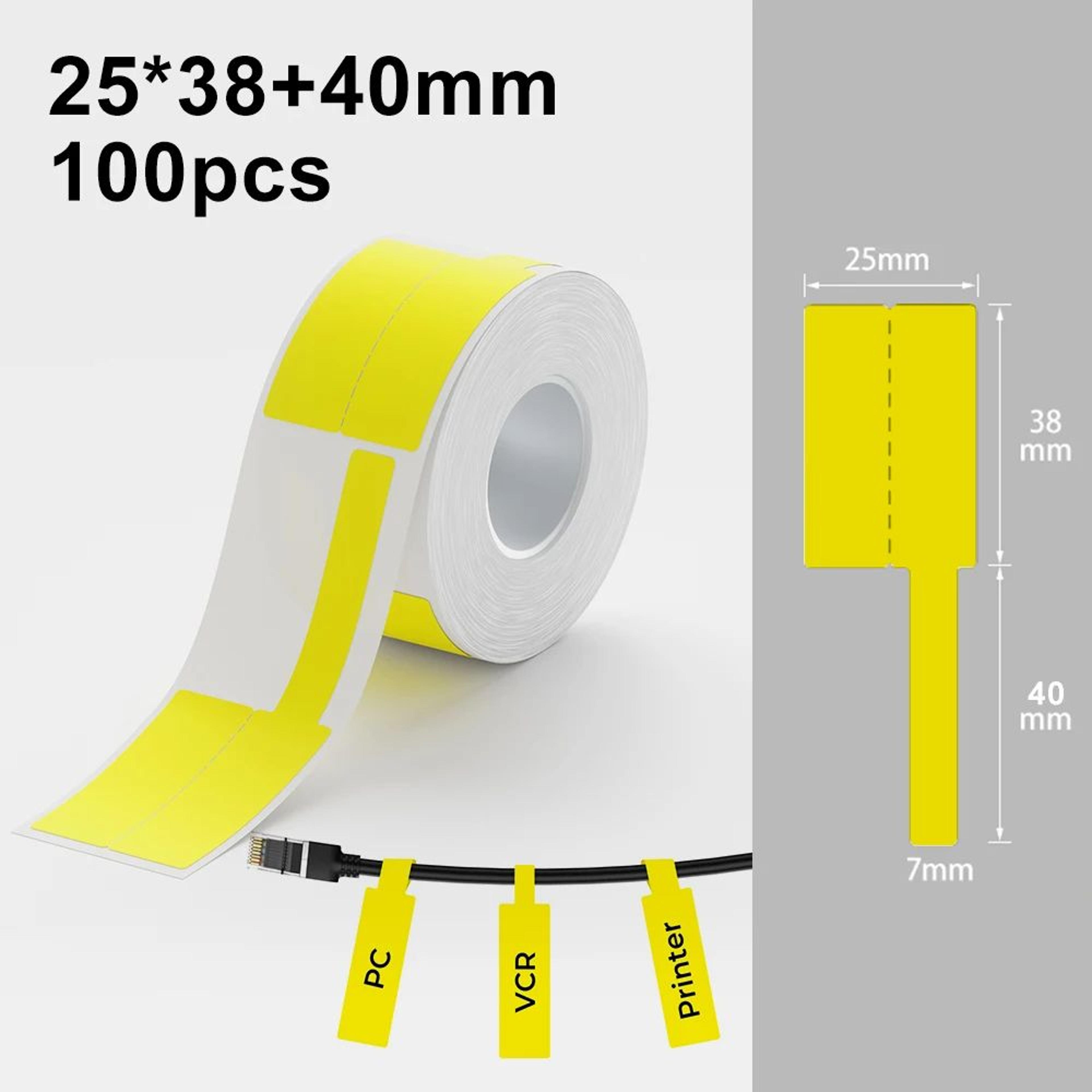 Waterproof Color Cable Label Stickers 10