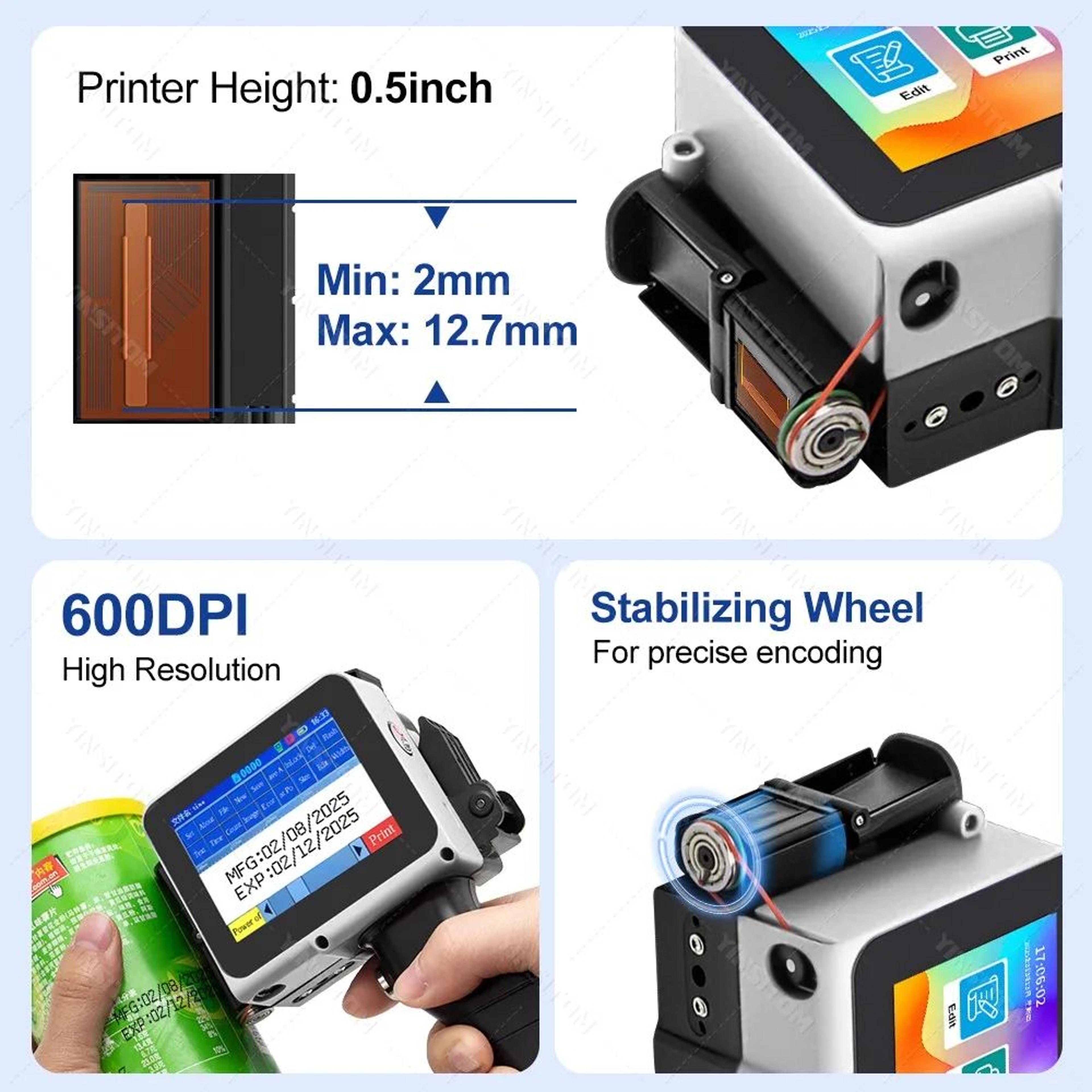 Handheld Inkjet Batch Coding And Barcode Printer 1