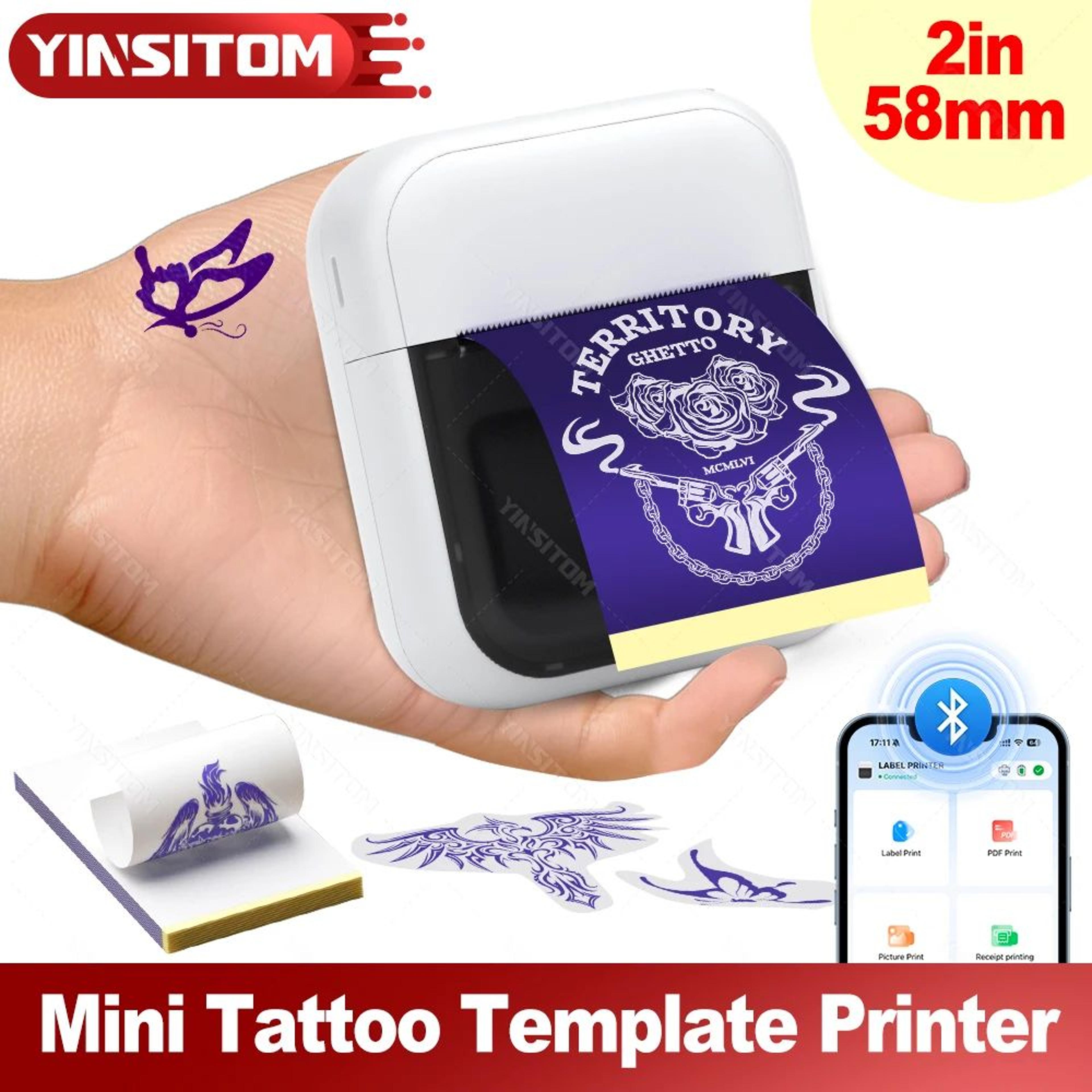 wireless tattoo stencil printer
