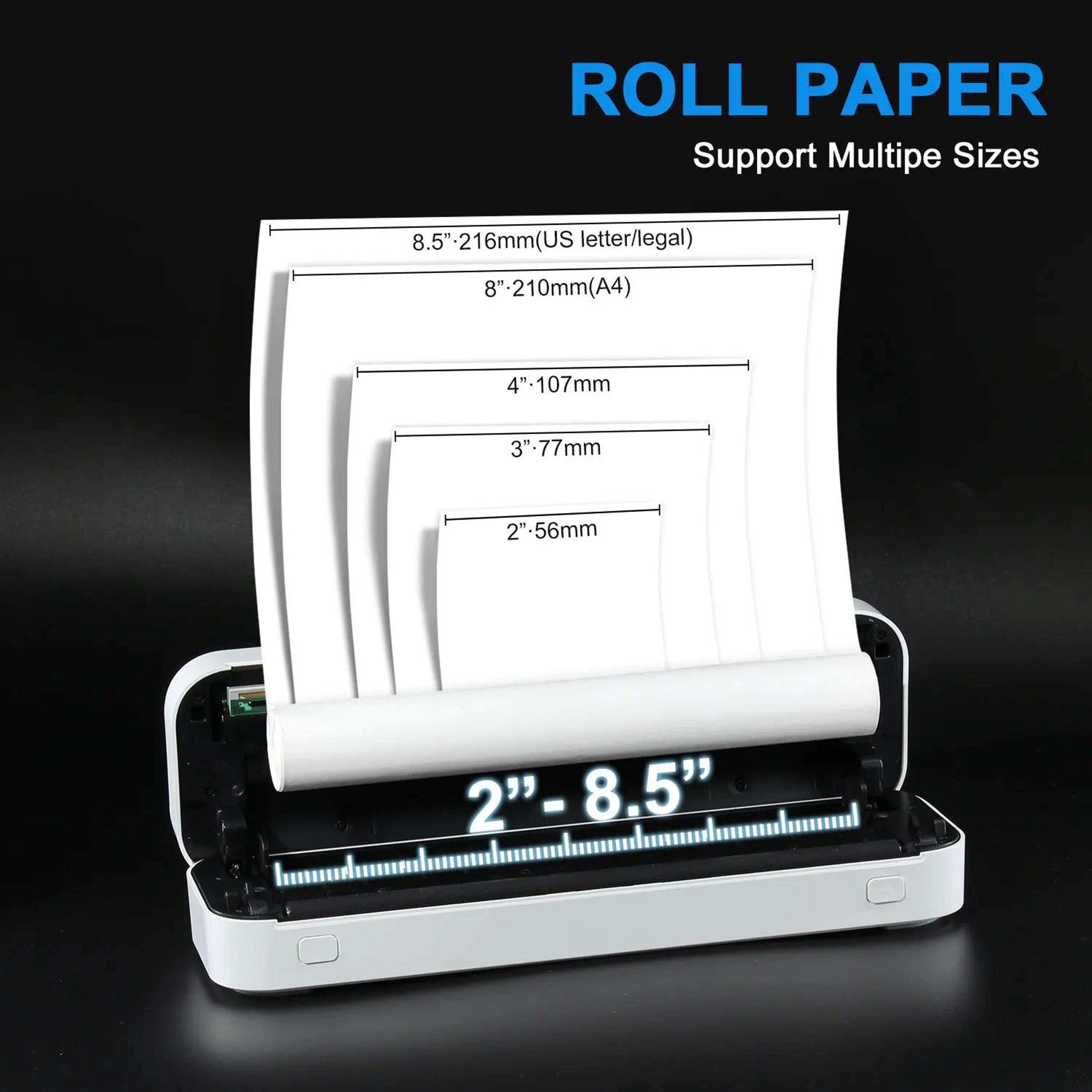 A4 Wireless Portable Thermal Printer 300DPI 3