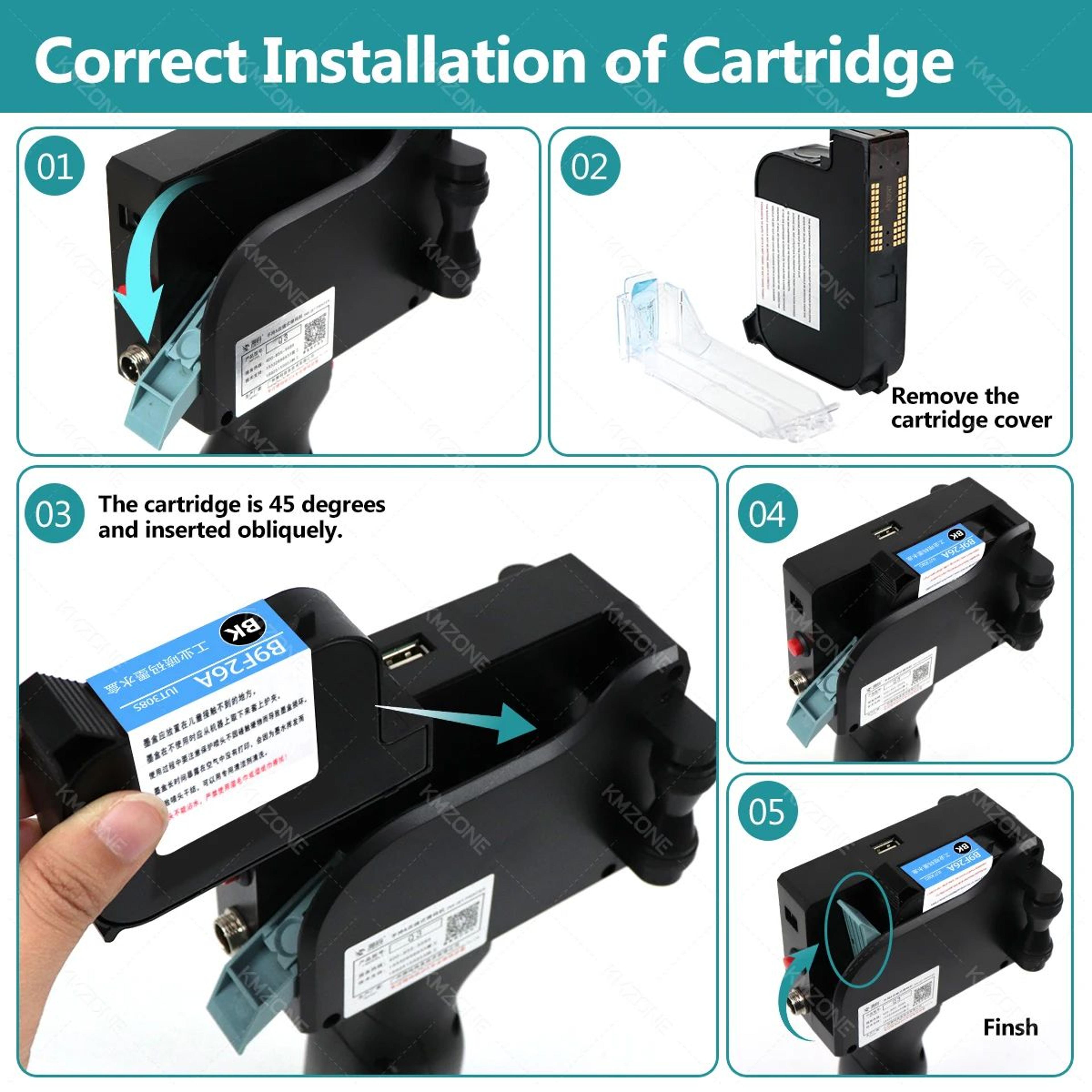 INKP195 Portable Handheld Inkjet Printer 4