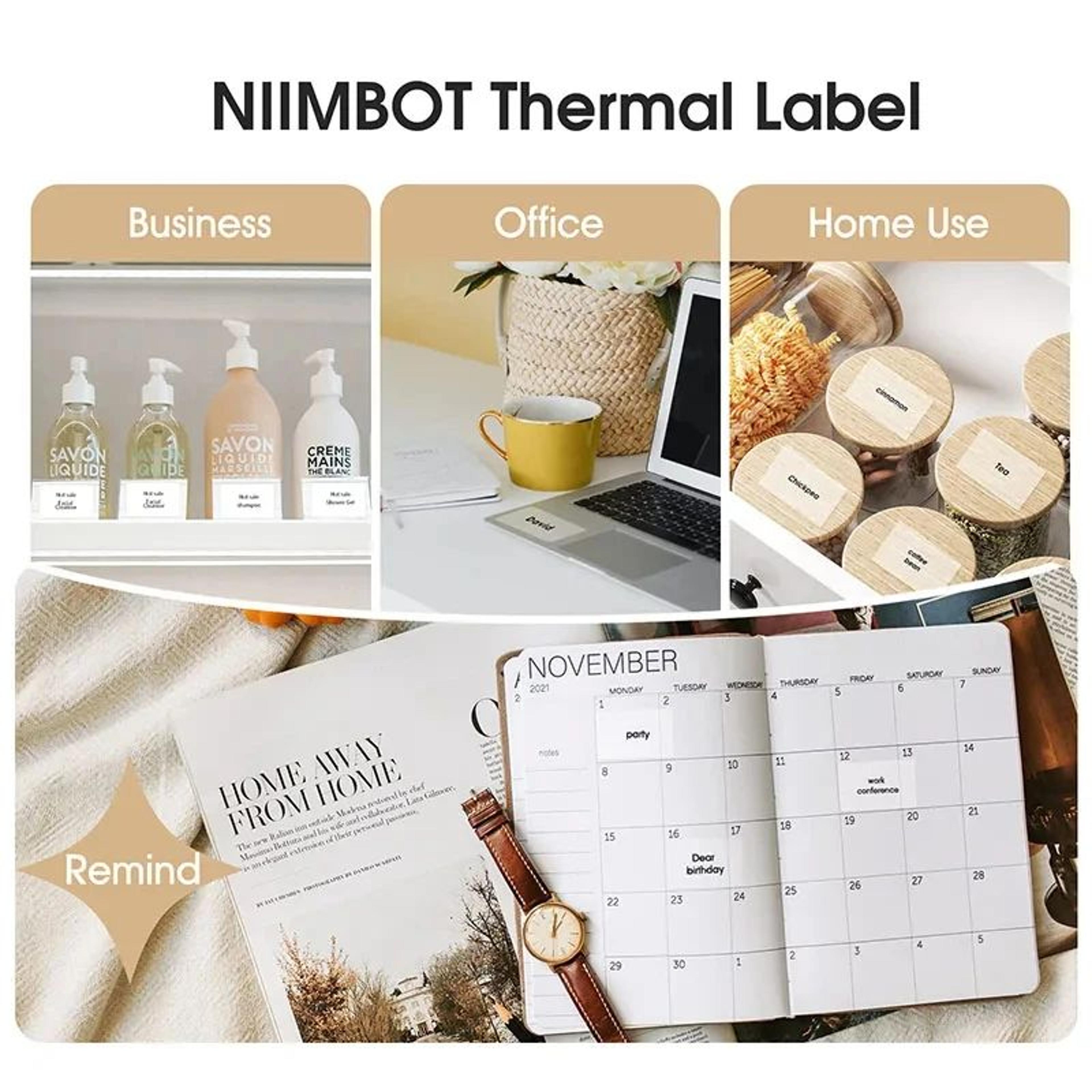 B1 B21 Waterproof Thermal Label Stickers 1