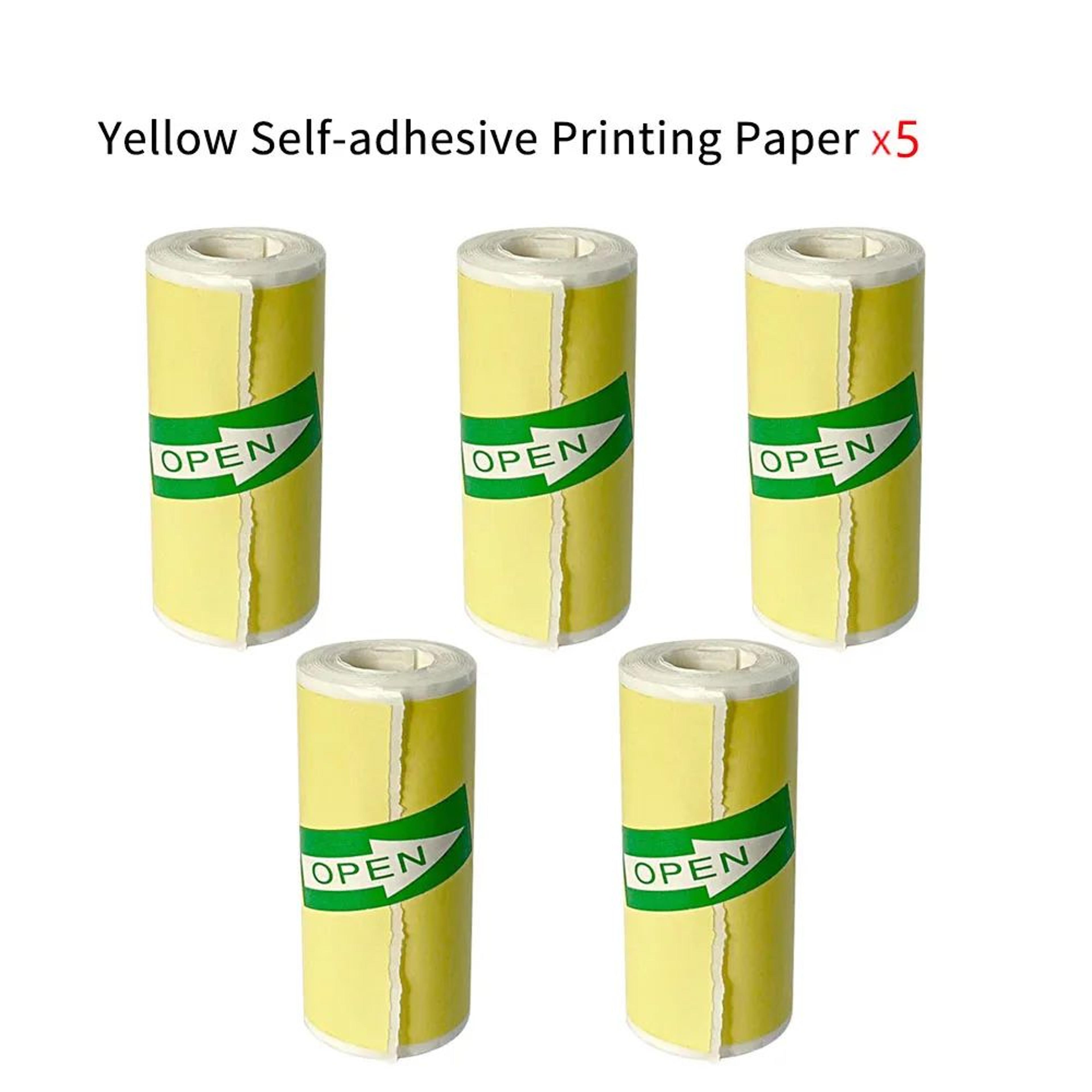 Mini Thermal Sticker Paper Rolls 12