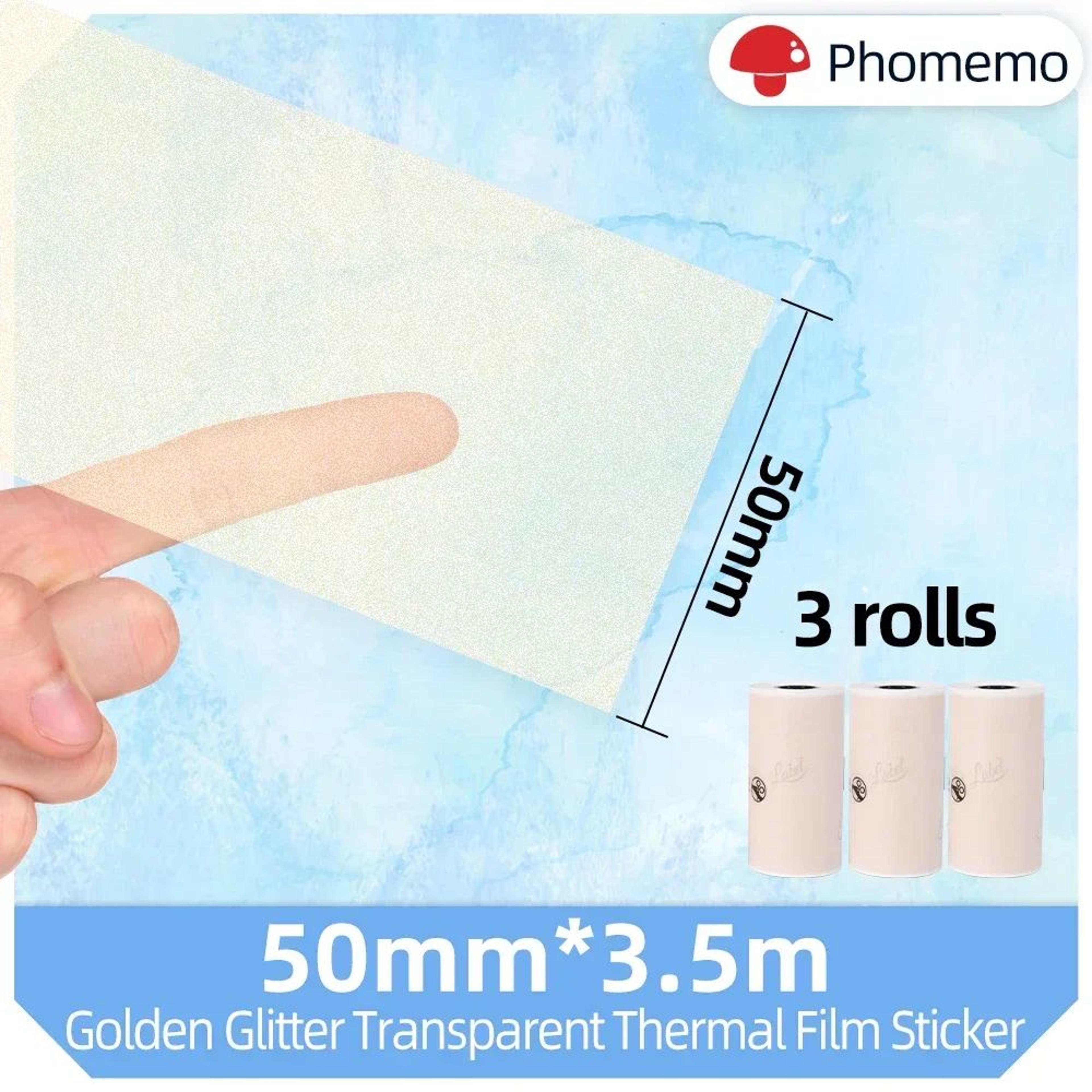 Phomemo Transparent Thermal Sticker Paper 6