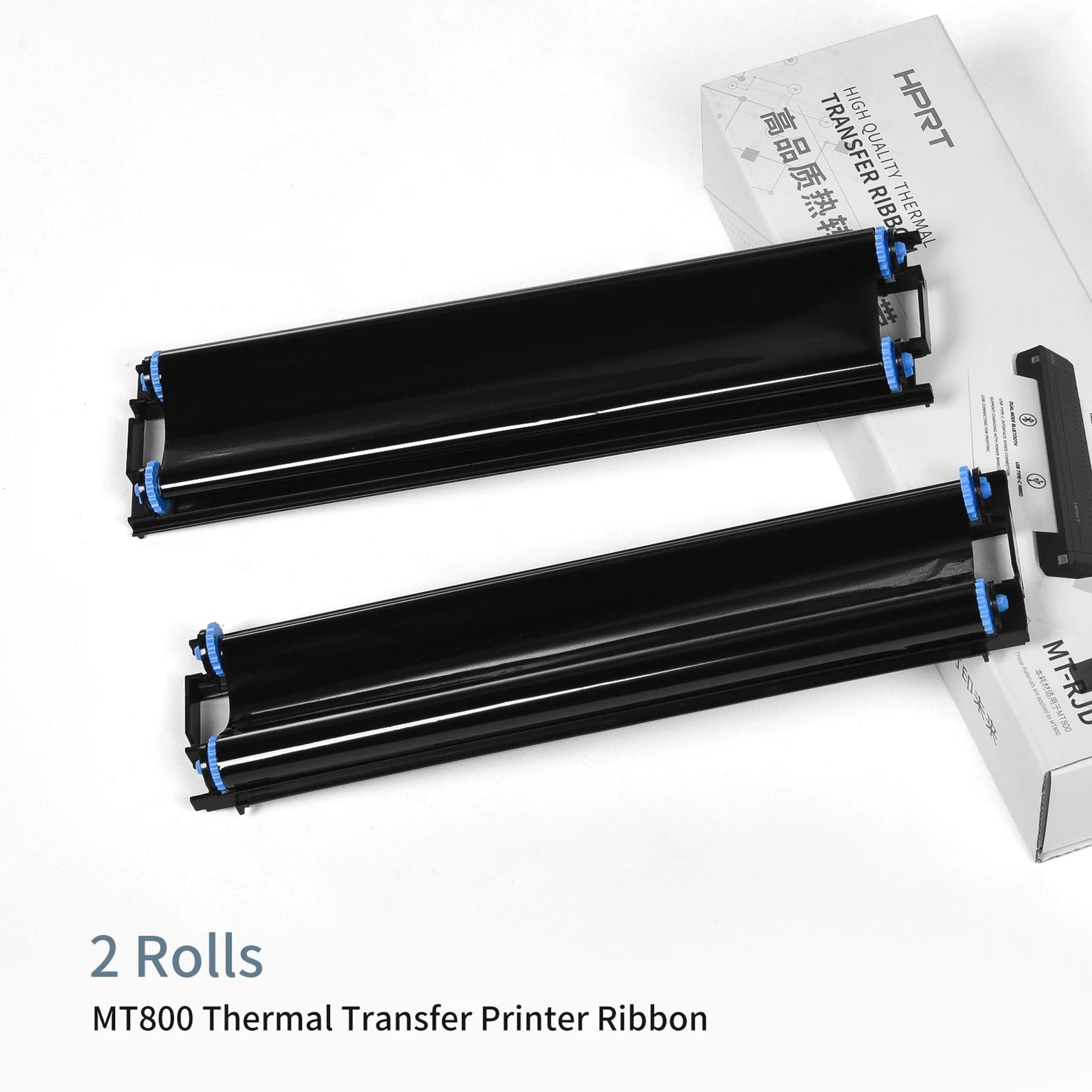HPRT MT800 Thermal Transfer Ribbon 2 Rolls 3