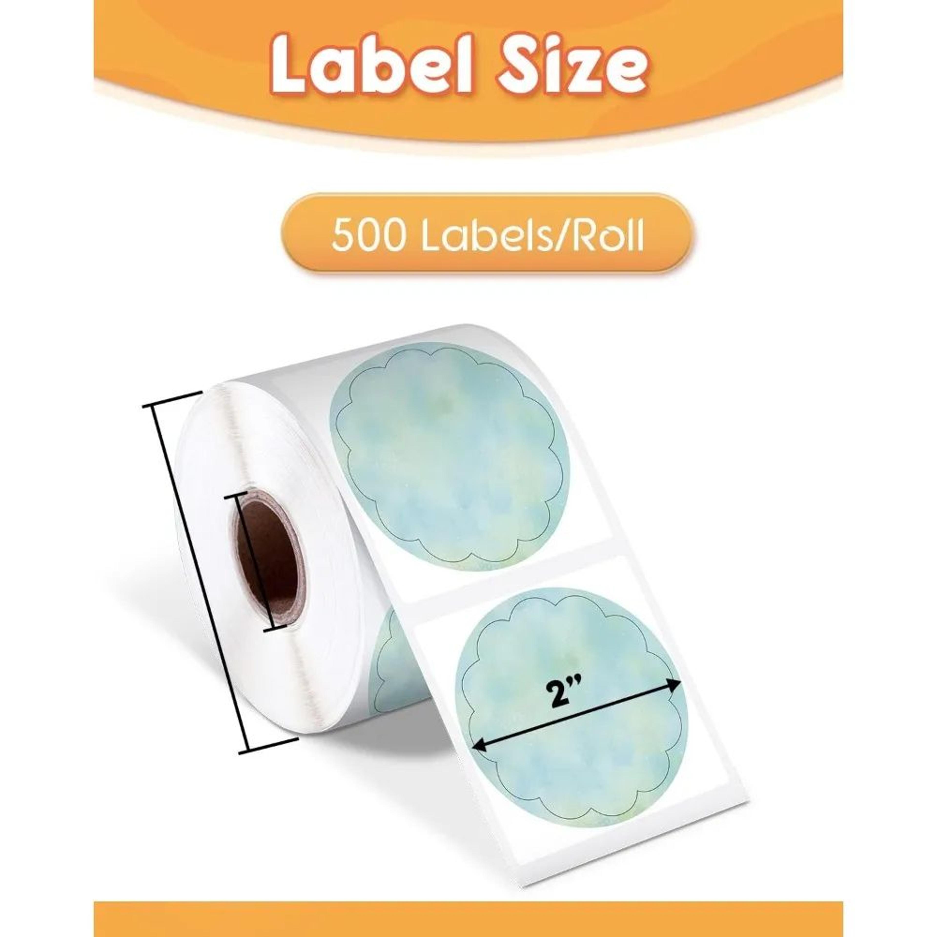 Phomemo 241 Waterproof Round Thermal Labels 5