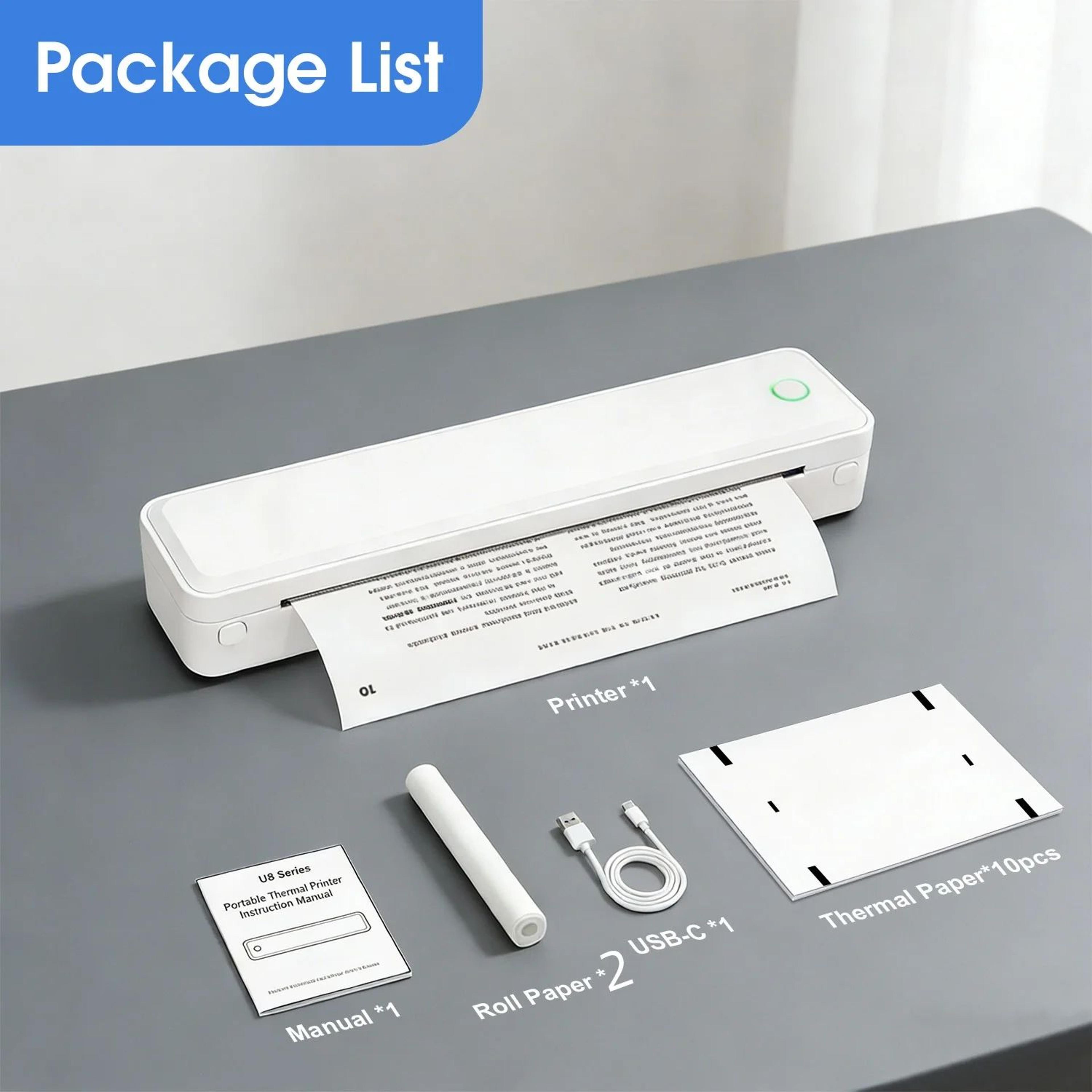 A4 Bluetooth Portable Document Printer 11
