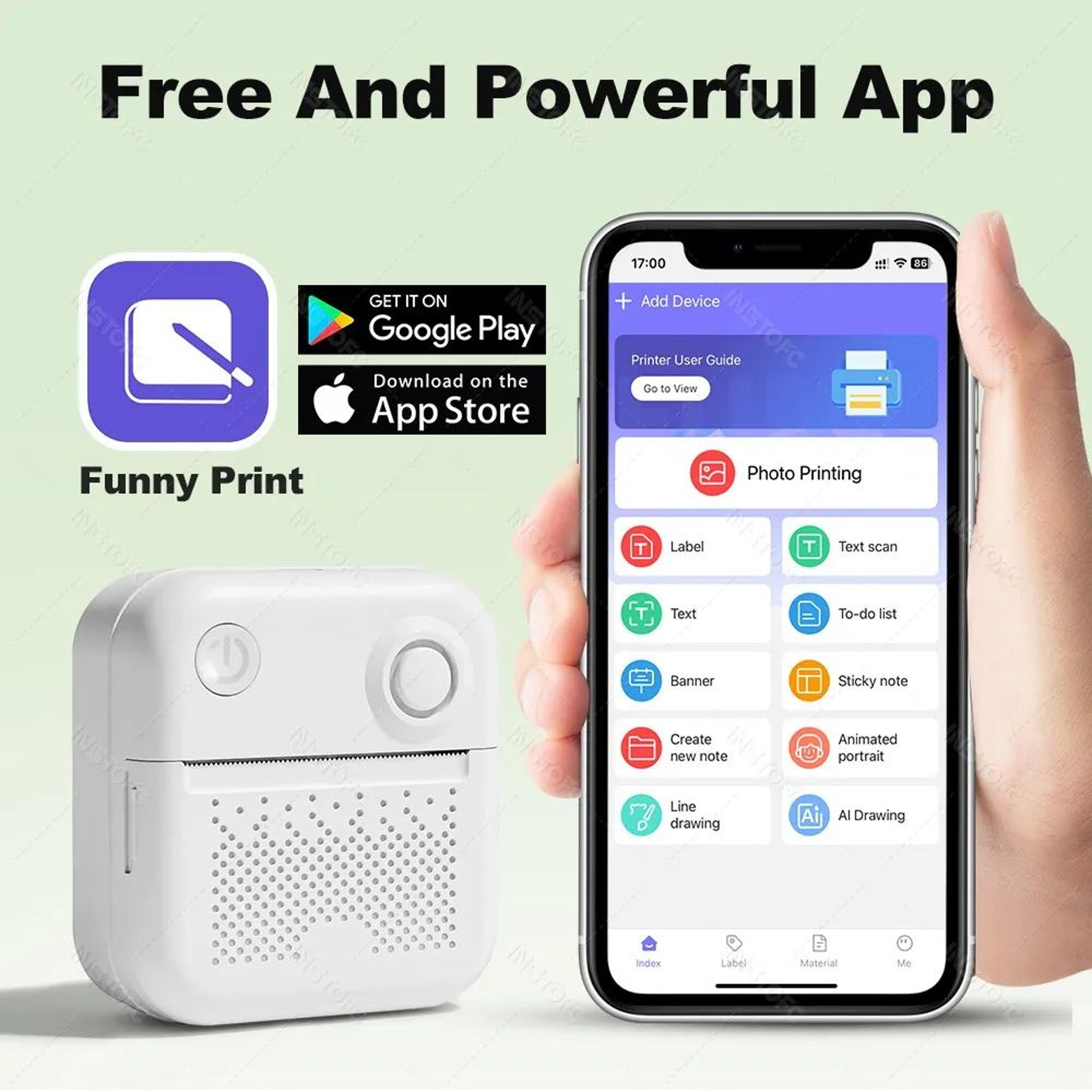 Mini Bluetooth Pocket Printer 1