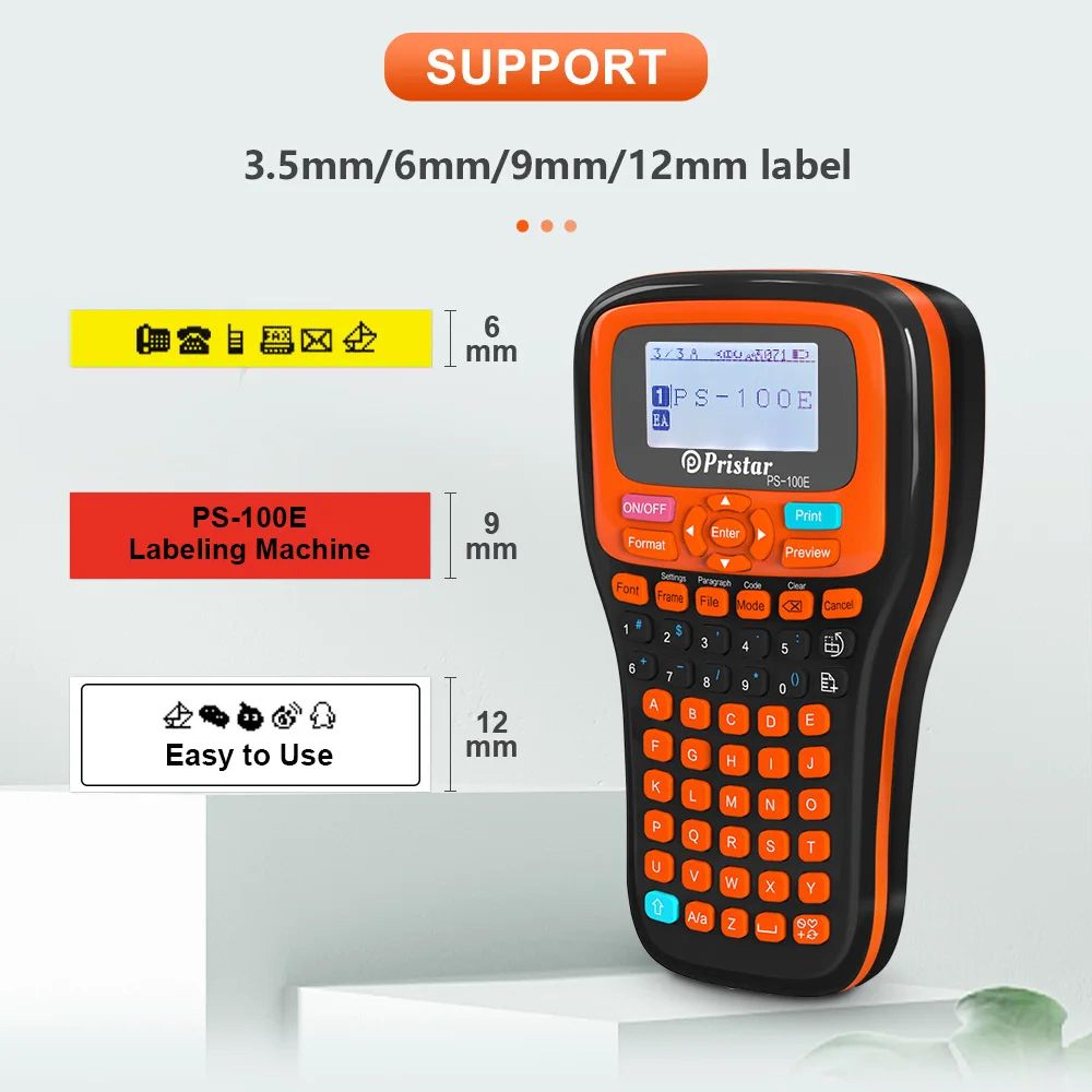 PS100E Portable Label Maker Kit 2