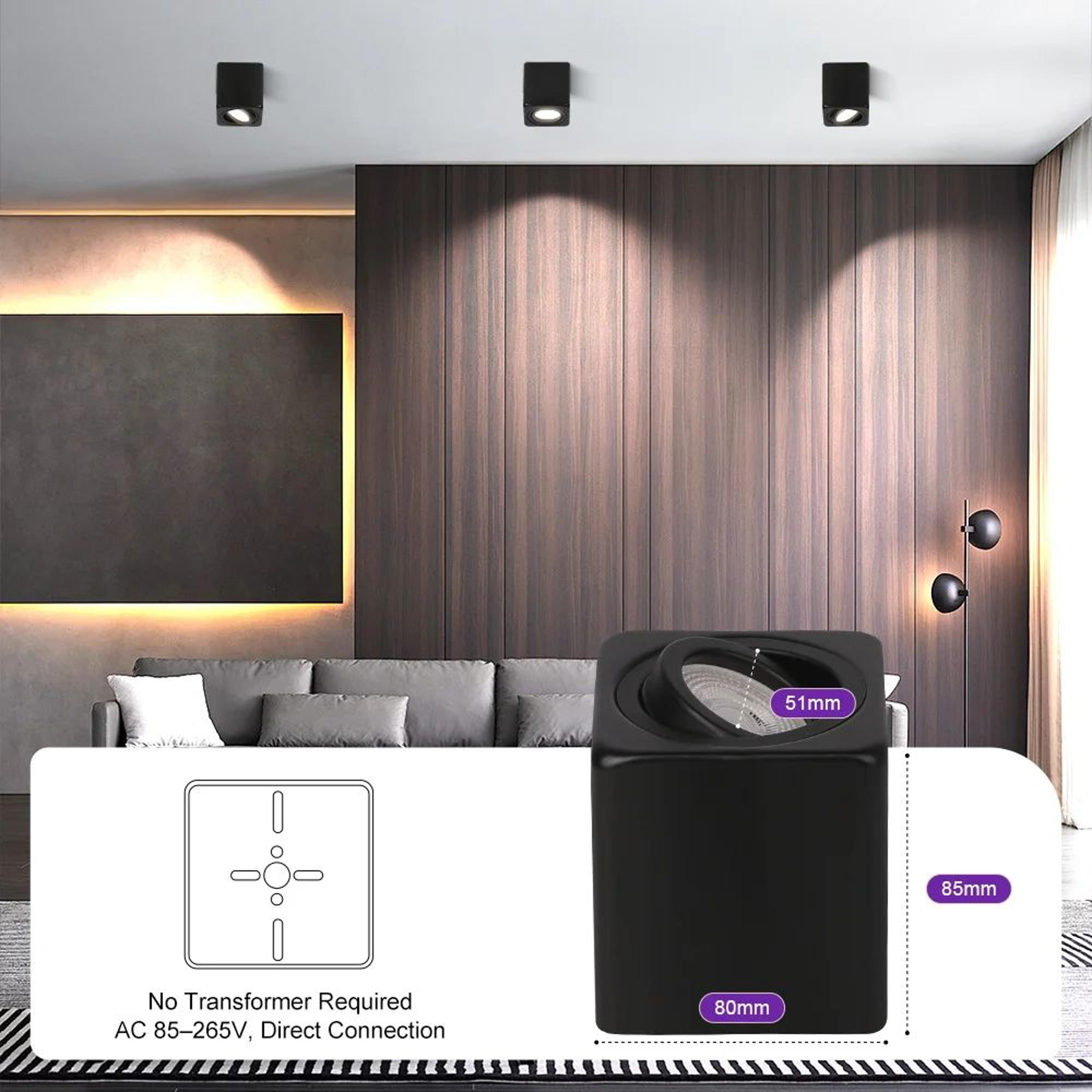 Modern Surface Mounted LED Ceiling Spotlight 1