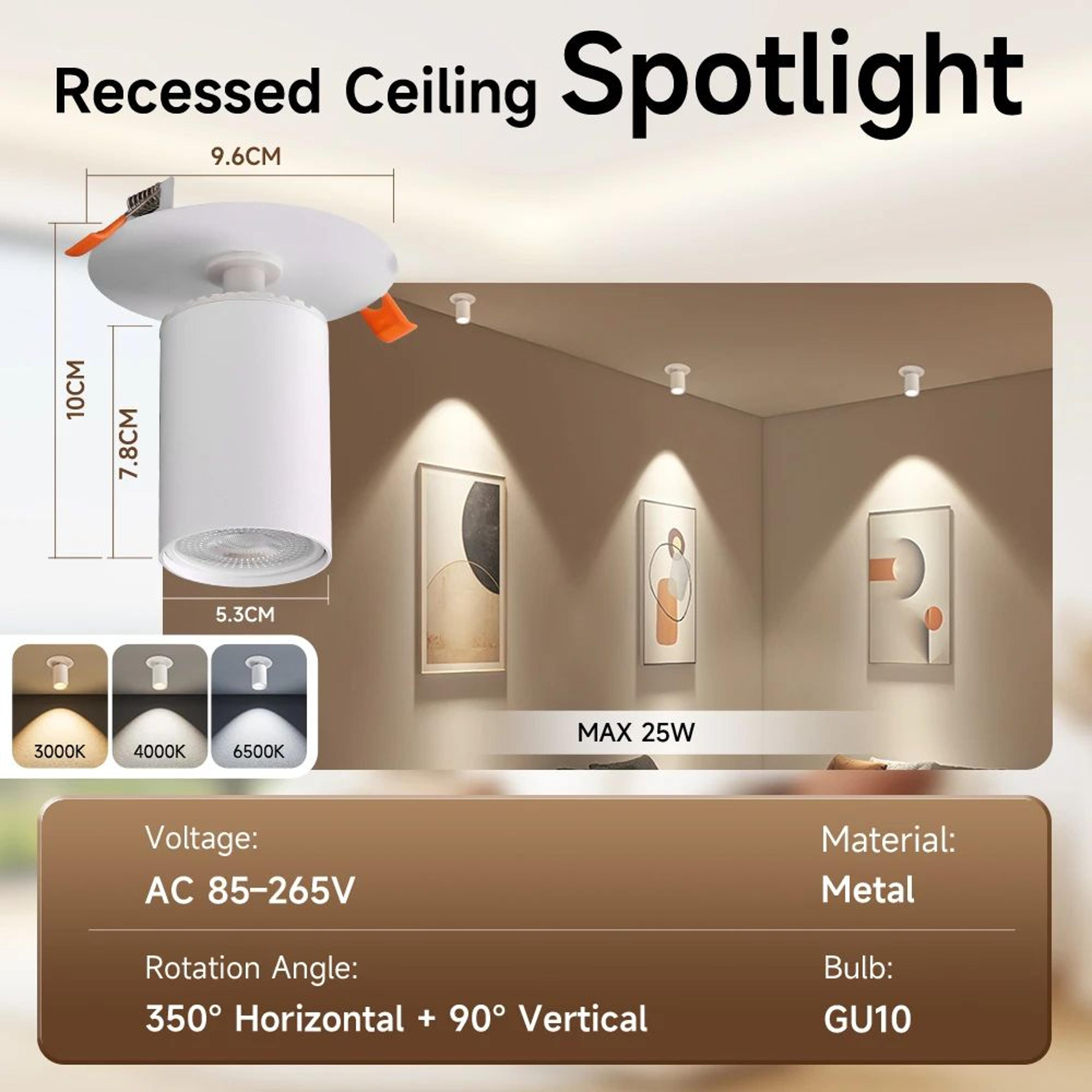 Modern Surface Mounted LED Ceiling Spotlight 7