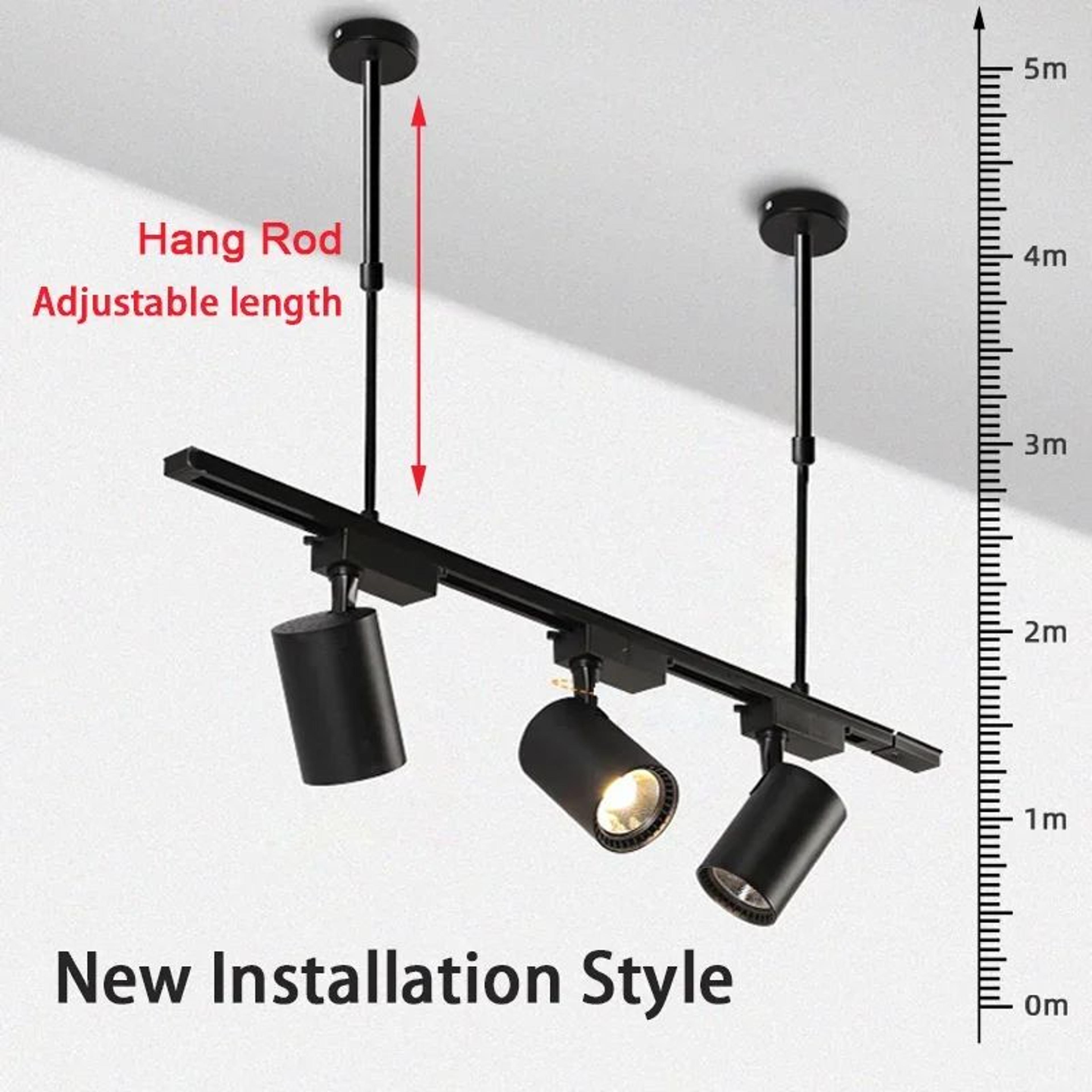 2 Wire LED Track Lighting Rail 5