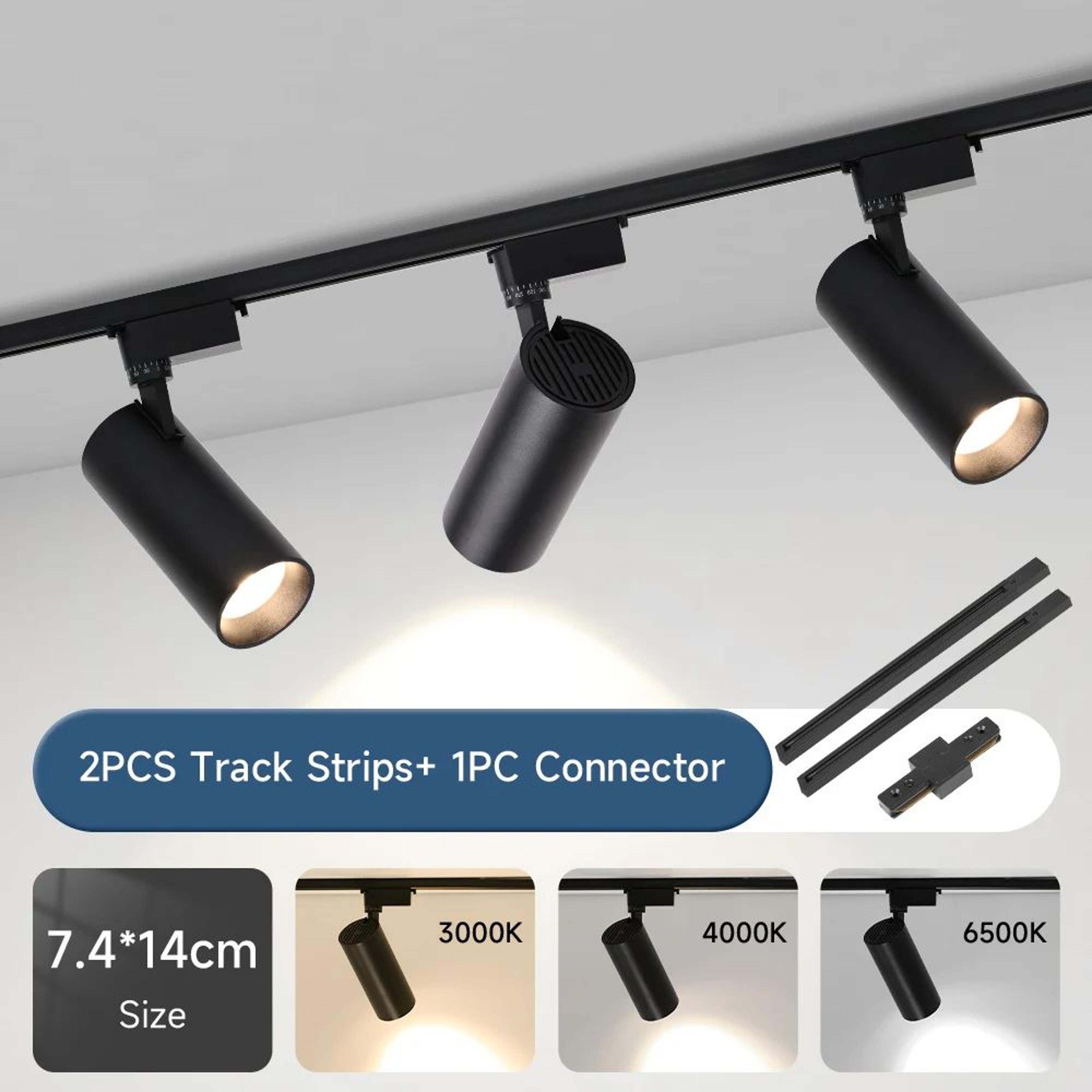Modern COB LED Track Lighting Set 8